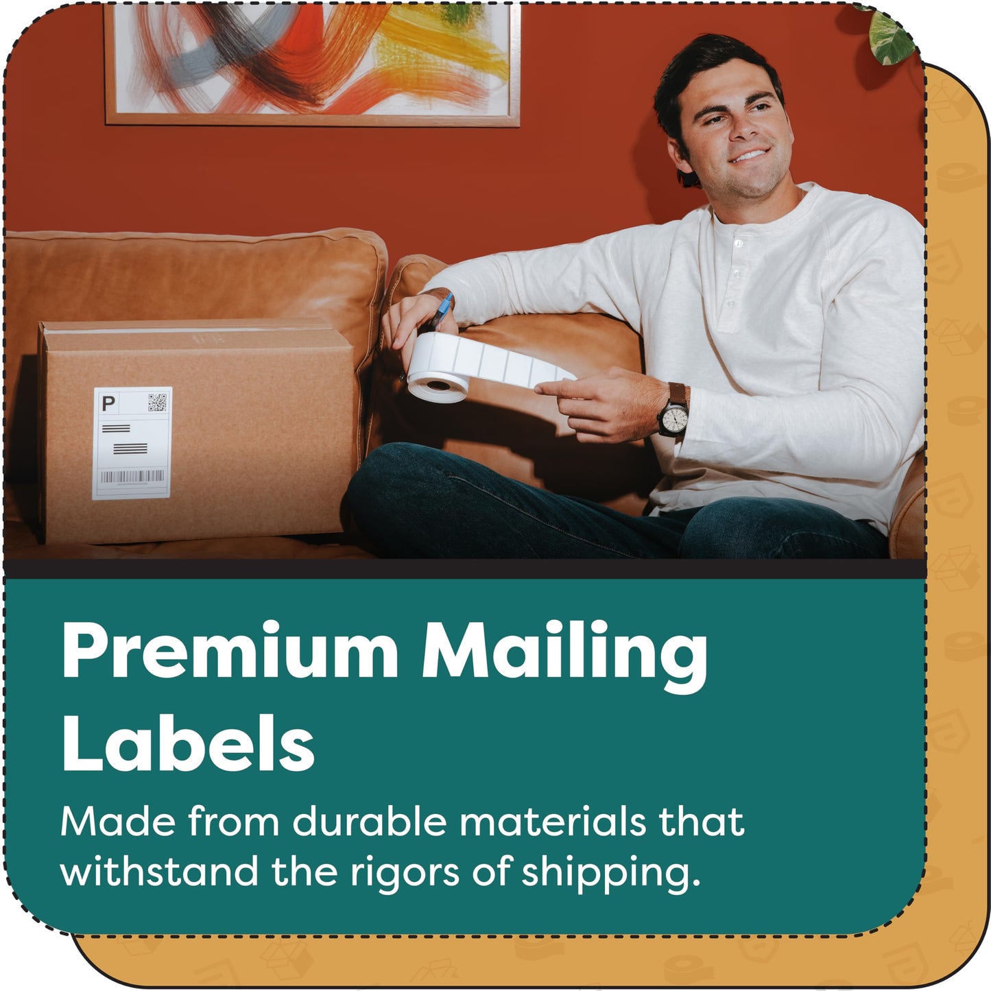 Aegis Adhesives - 3" X 1" Direct Thermal Labels (15600 Count, 12 Rolls) - Inventory SKU Barcode Labels, Address Stickers, and Shelf Identification - Compatible with Zebra and Rollo Printers