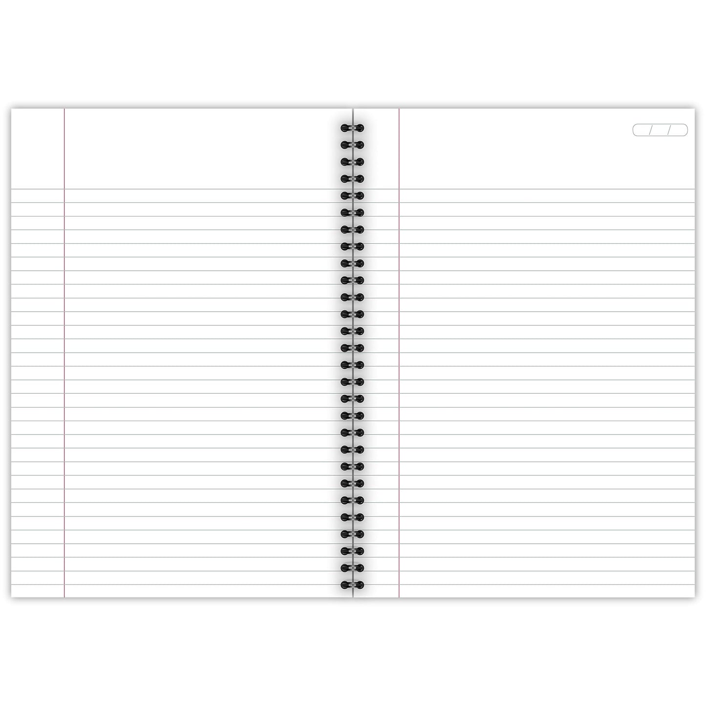 Cambridge Limited Notebook, 6 Pack Black Notebook, Legal Ruled, Professional Business Notebook, 80 Sheets, Spiral Wirebound Office Journal & Notebook For Quicknotes, Meeting for Women & Men, CAM10-402