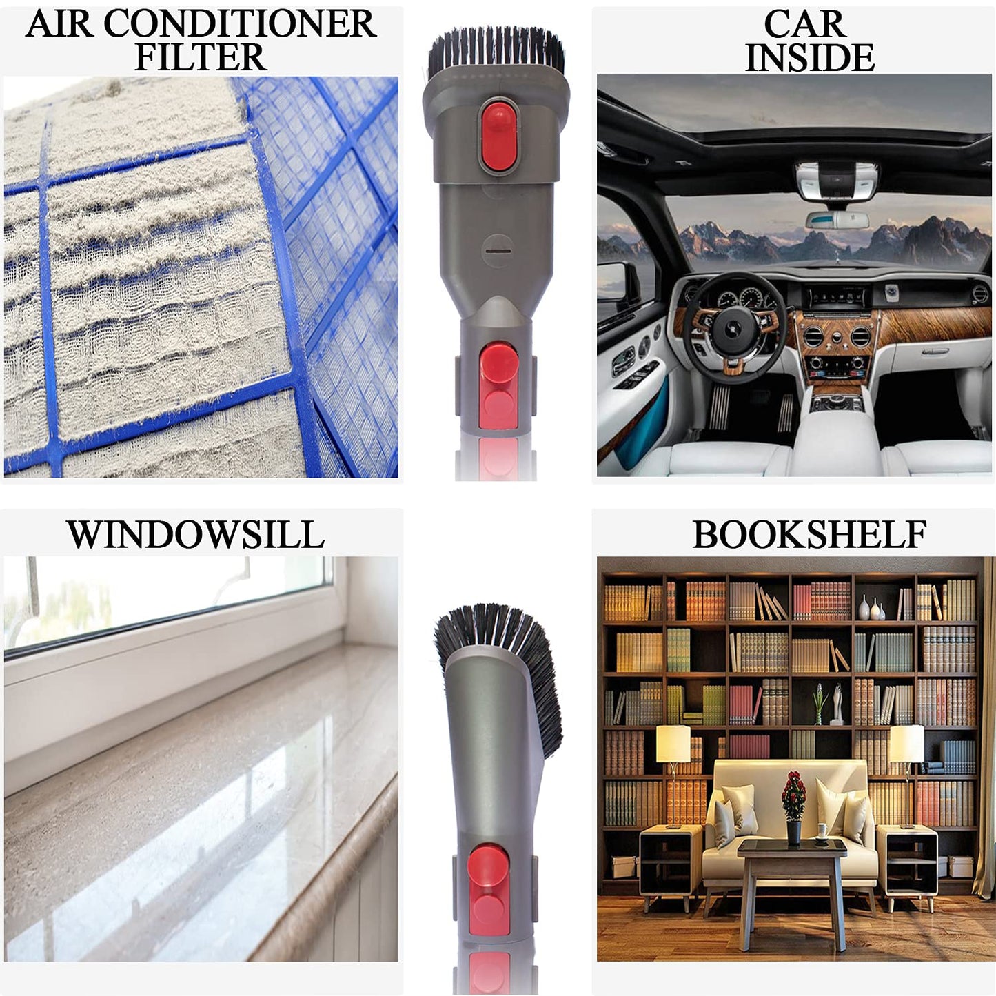 Replacement Attachments for Dyson V7 V8 V10 V11 V15 - Vacuum Accessories for Home and Car Cleaning