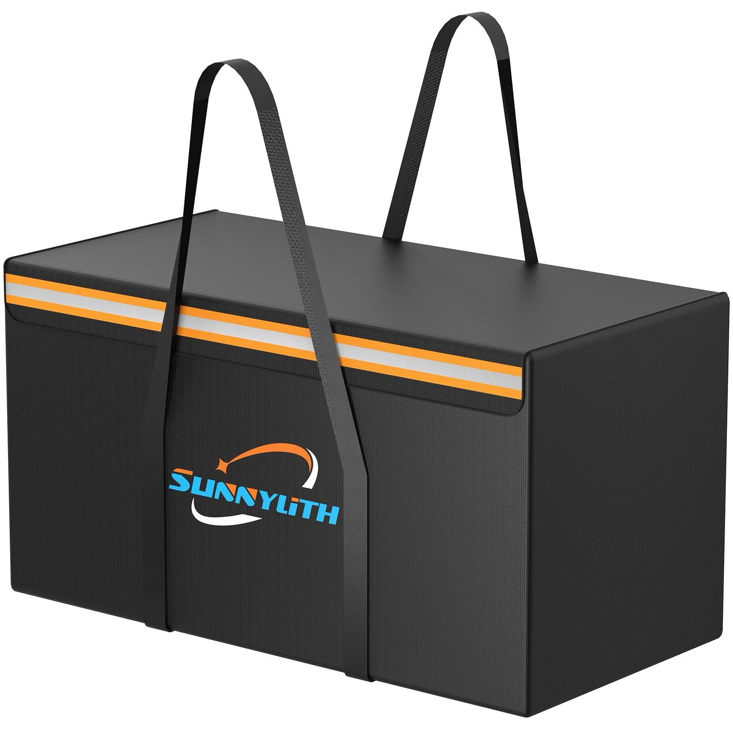 Large Fireproof Document Bags, 24x12x12" Waterproof Storage Firesafe Bag, Large Capacity Waterproof Photo Storage Box with Reflective Strip for Valuables & Passport, Silicone Coating & Zipper Closure