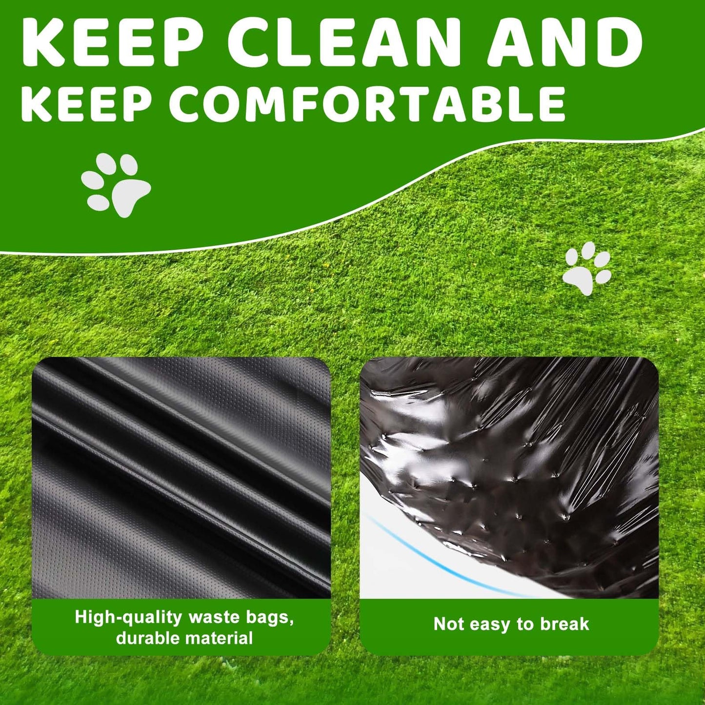 Uppcasir Dog Poop Trash Can Outside, 20L/5Gallon Dog Waste Trash Can with Lid, Pedal and Removable Inner Waste Bin, Pet Poop Bucket with 100 Bags, Green