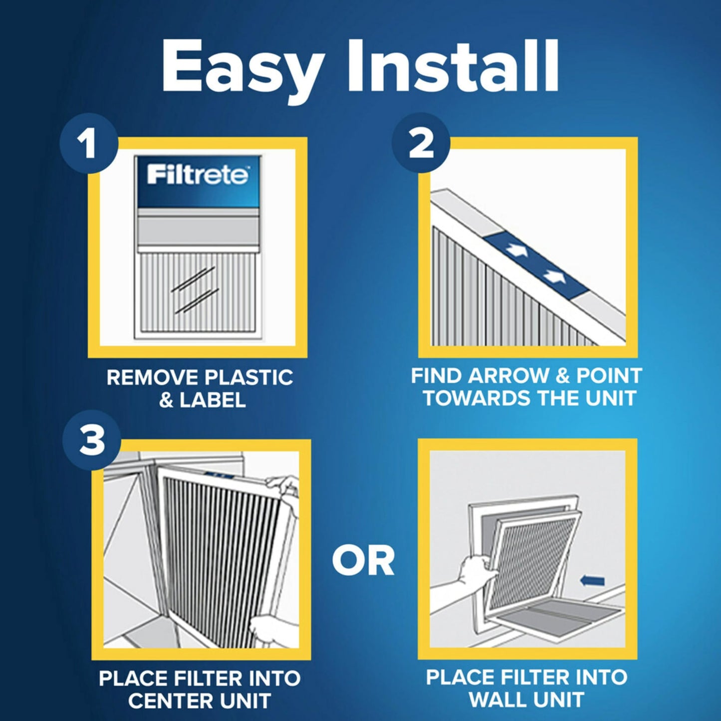 Filtrete 14x25x1 AC Furnace Air Filter, MPR 700, MERV 8, Tough on Pollen, Easy on Airflow, 3-Month Pleated 1-Inch Electrostatic Air Cleaning Filter, 2-Pack (Actual Size 13.81 x 24.81 x 0.81 in)