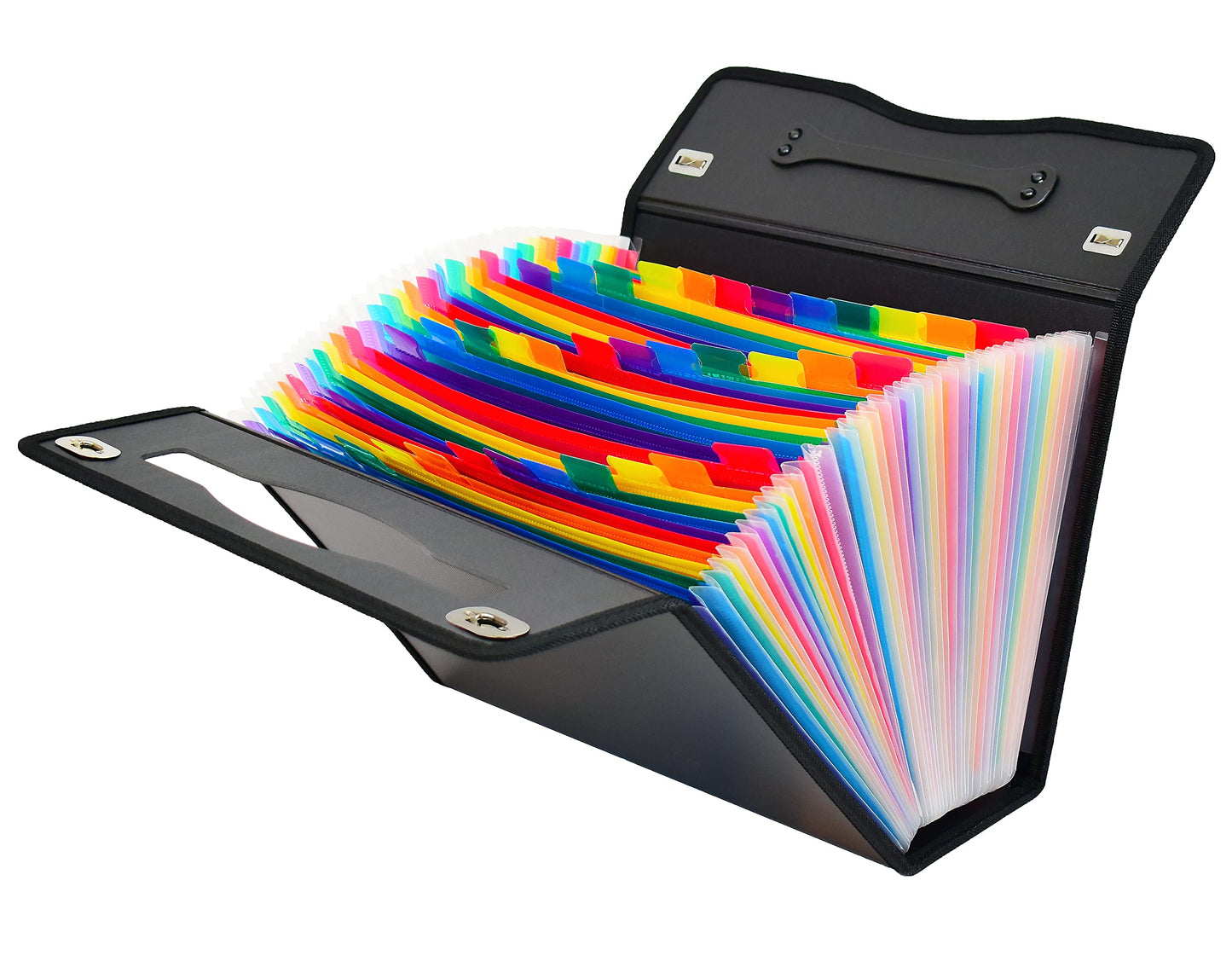 CNK Accordion File Folders with 36 Pockets Organizer for Document Paper Storage Folder Documents Expanding Binder Folio Pocket Receipt Filing Expandable Files Dividers Labels Letter Durable Handle