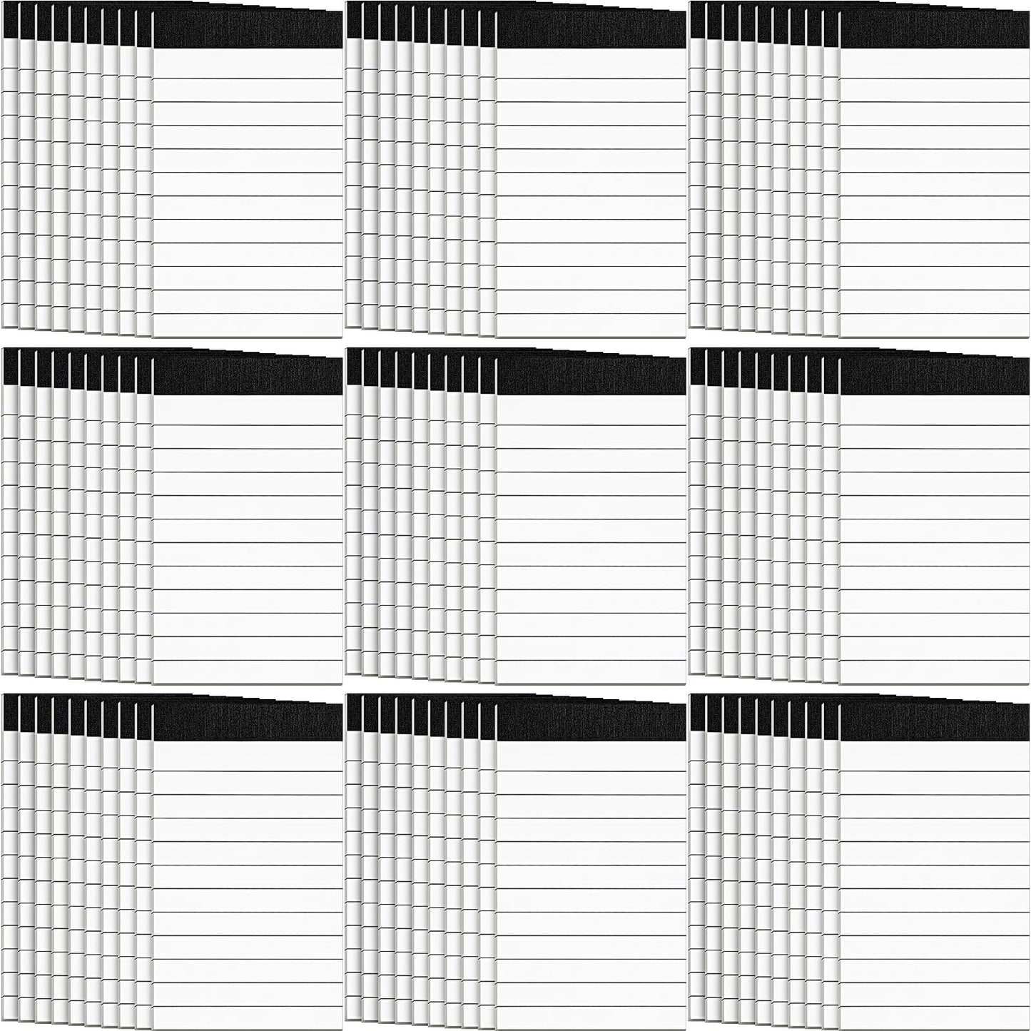 PerKoop 100 Pack Small Note Pads 3 x 5 Inch Lined Notepad Mini Memo Legal Pads with 30 Sheets Refills for Taking Notes Office School Supplies