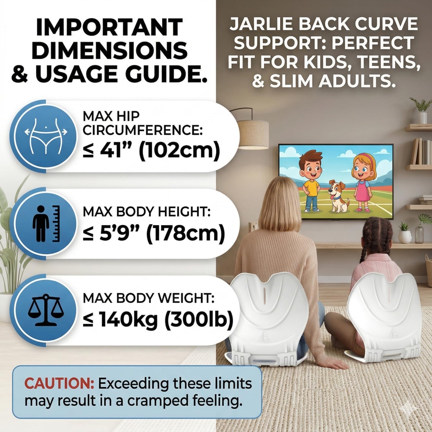 Jarler Foldable Ergonomic Lumbar Support Curve for Office Chair, Portable Posture Corrector Back Curve Seat, Pain Relief (Gray, M)