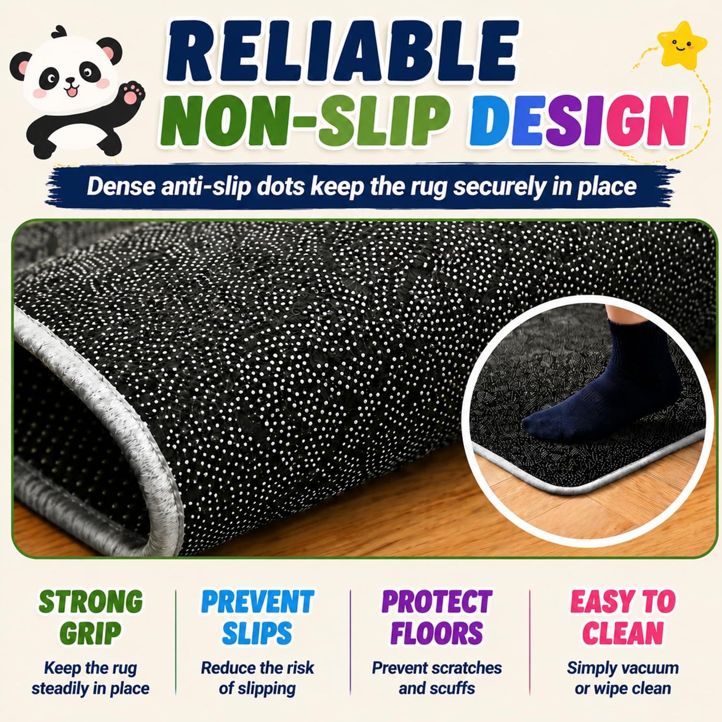 ABC Carpet,Kids Carpet for Playroom, Classroom Floor Play Mat for Kids,Preschool Rugs wtih ABC, Numbers, Animals, Extra Large Thick (78.7X59 Inch)