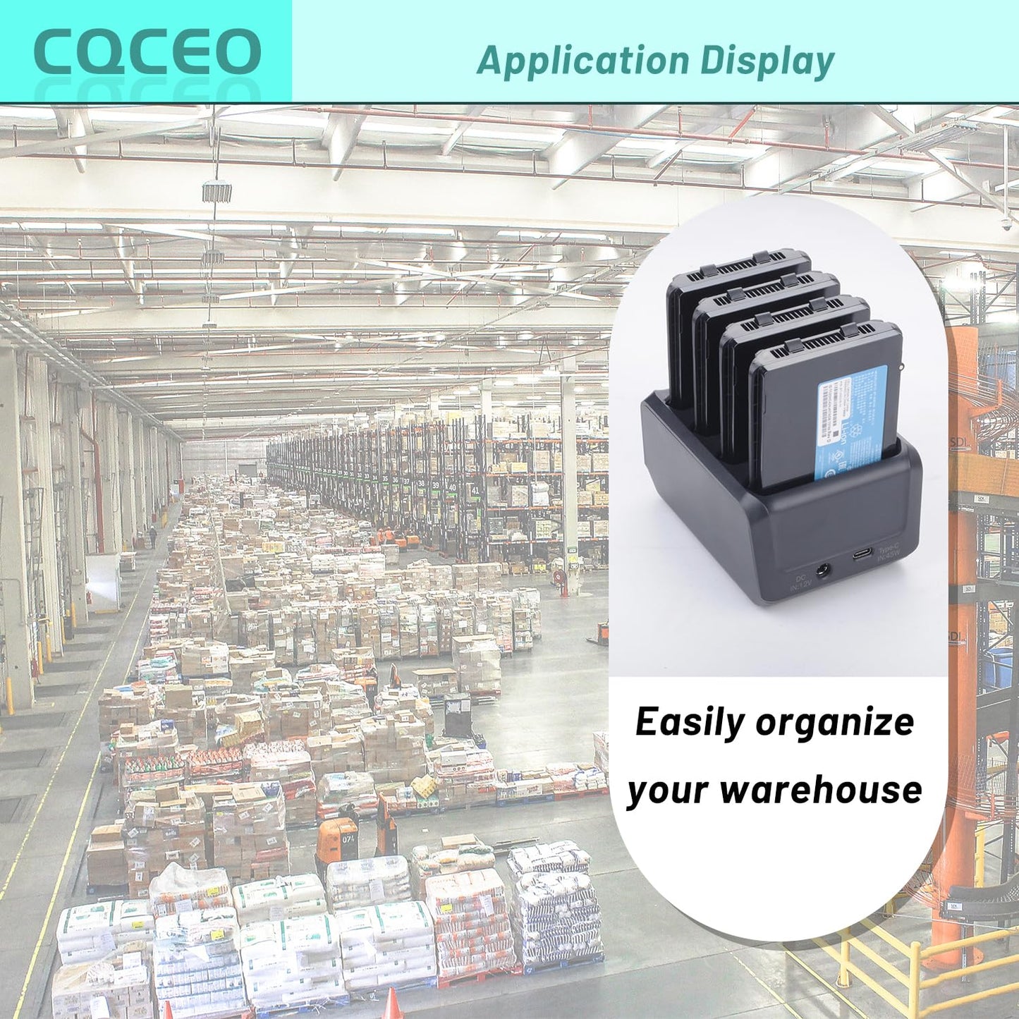 4 Slot Charging Cradle kit for Zebra TC77 TC70 TC75 TC72 Battery SAC-TC7X-4BTYC1 Barcode Scanners BT-000318 TC70X TC75X TC700H TC700K TC720L TC75BH TC75EK TC75AH Charger Station with Type-C Cable