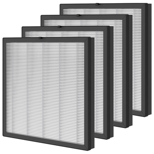 4 Packs Replacement Filter Compatible with AMEIFU G3 (Sferf-30) & VEWIOR A3 Air Clean-er Purifier with 3 Stages Premium Filters, Activated Carbon Filters and Pre-Filter