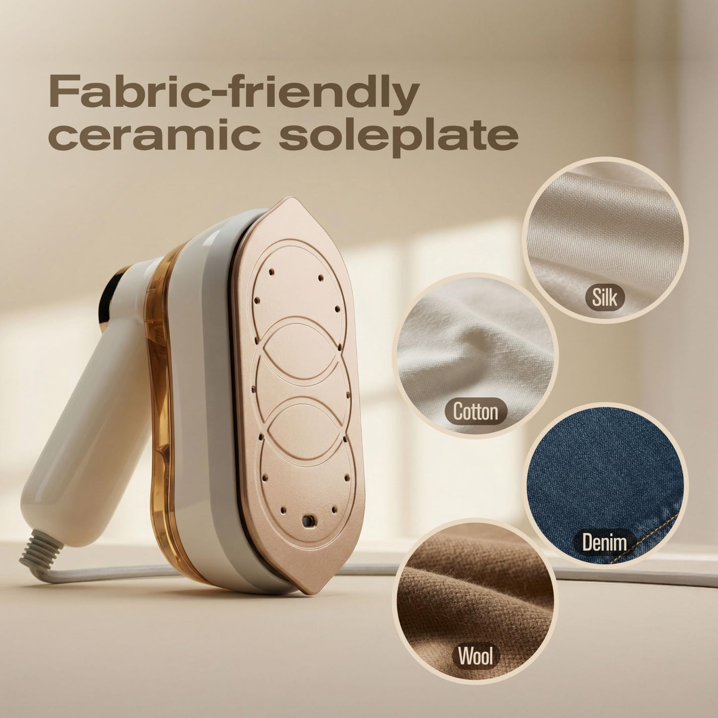 ECSteam Steamer for Clothes & Iron 2 in 1, Portable Clothes Steamer Handheld & Travel Steam Iron for Clothes, 1200W 20s Fast Heat-Up, Foldable Design, 180ml Tank, 23 Min Steam, 120V Wrinkle Remover
