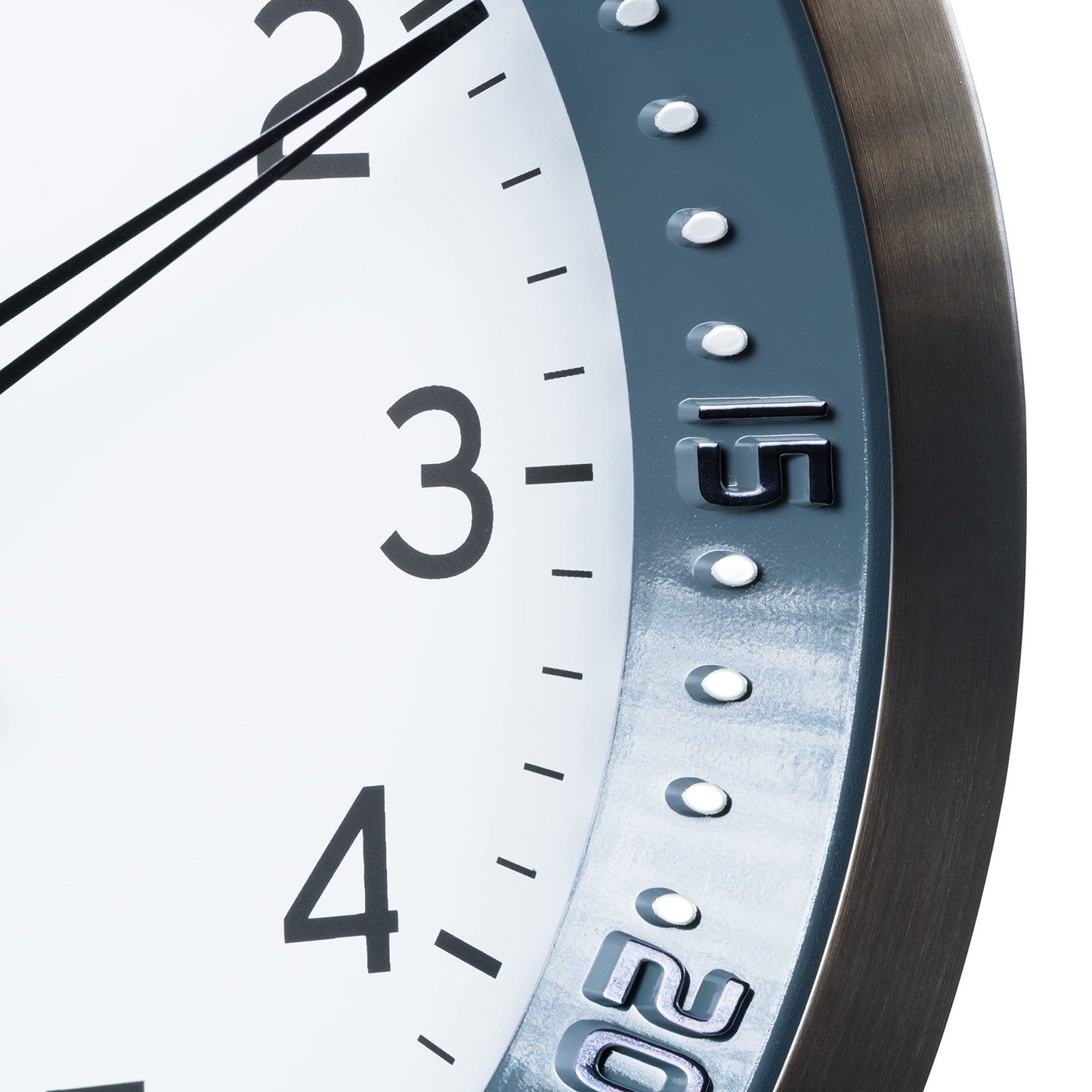 La Crosse Technology Atomic Wall Clock, Metal, 10" (404-54667)
