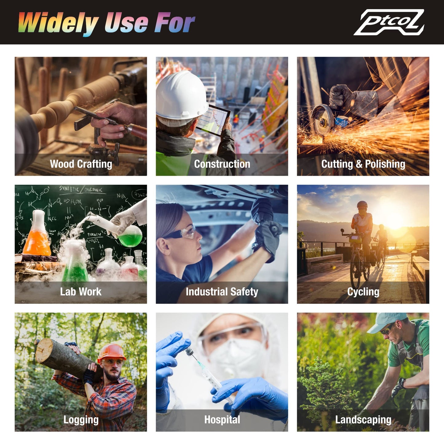 112 Pack Safety Glasses Crystal Clear (Bulk Pack of 24+4) Unisex Anti-Scratch Protective Goggles Impact Resistant Lens Eyewear with ANSI Z87.1 Certified for Construction, Shooting and Laboratory