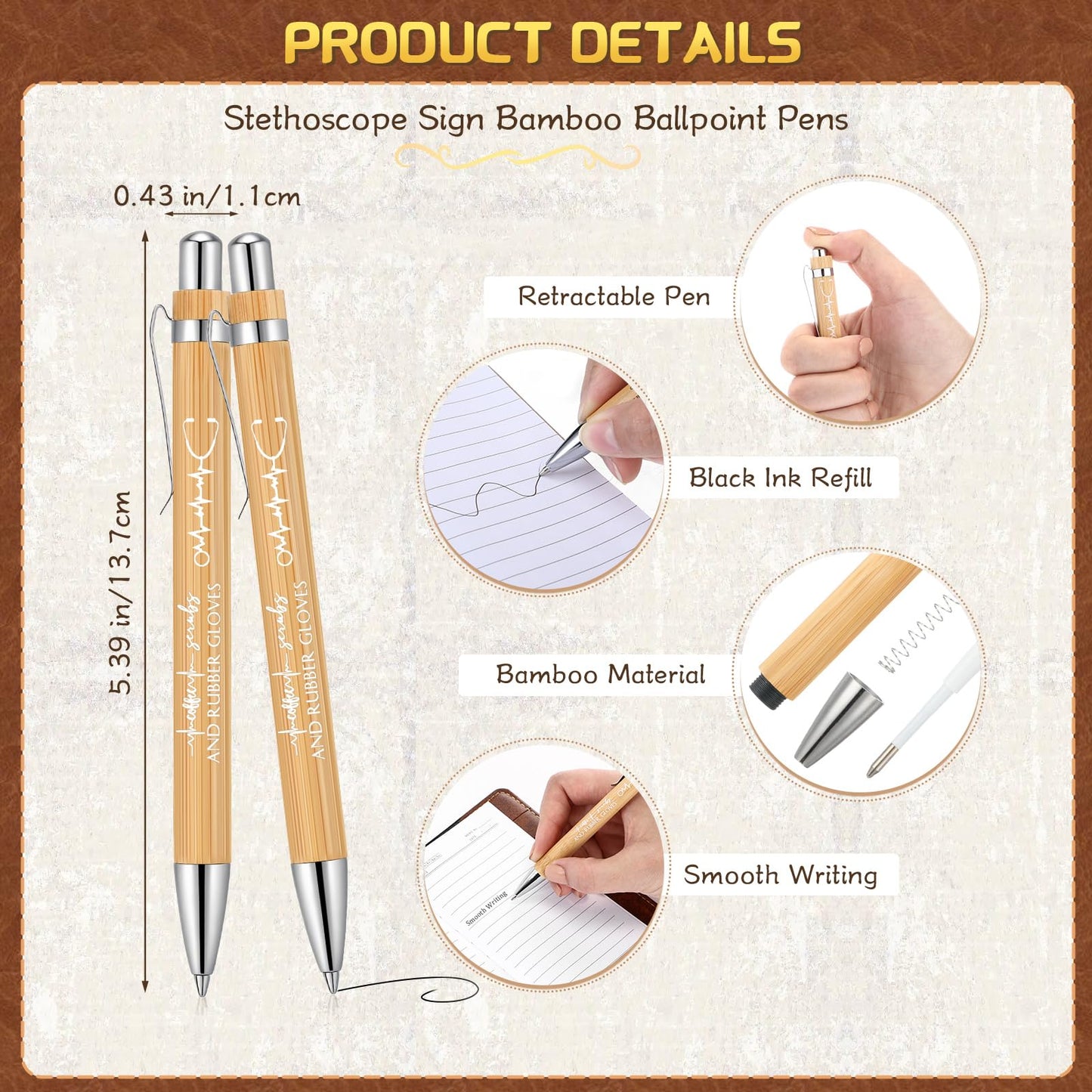 Yexiya 24 Set CNA Week Appreciation Gifts Set A6 Leather Journal with Ballpoint Pens Notebook Bulk for Doctor, Nursing, Certified Medical Assistant, Healthcare Clinical Intern Gifts