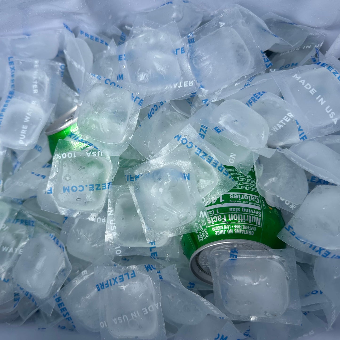 Cooler Cubes 8 lb Bag of Reusable Ice Cubes – Refreezable Ice Cubes for Coolers