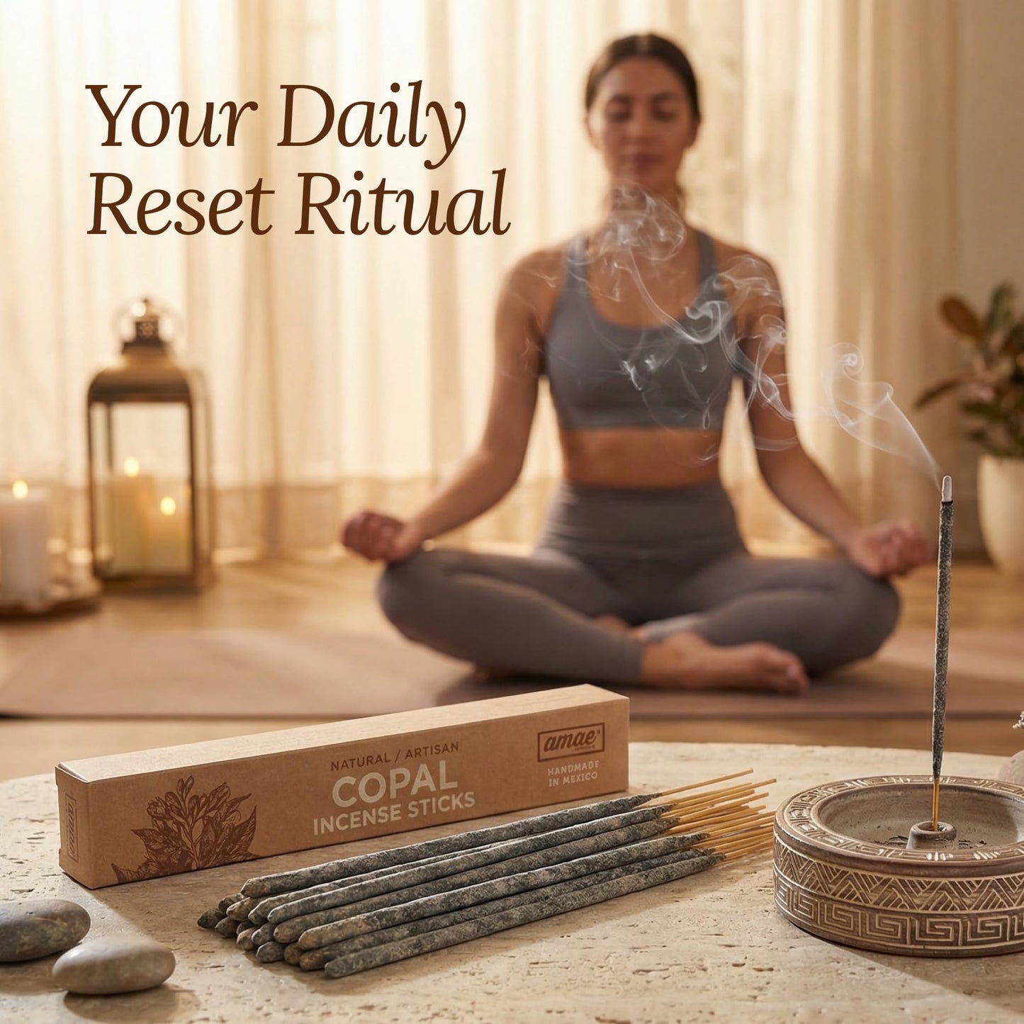 Copal Incense 40 Sticks: Big Bag, from México, Handmade