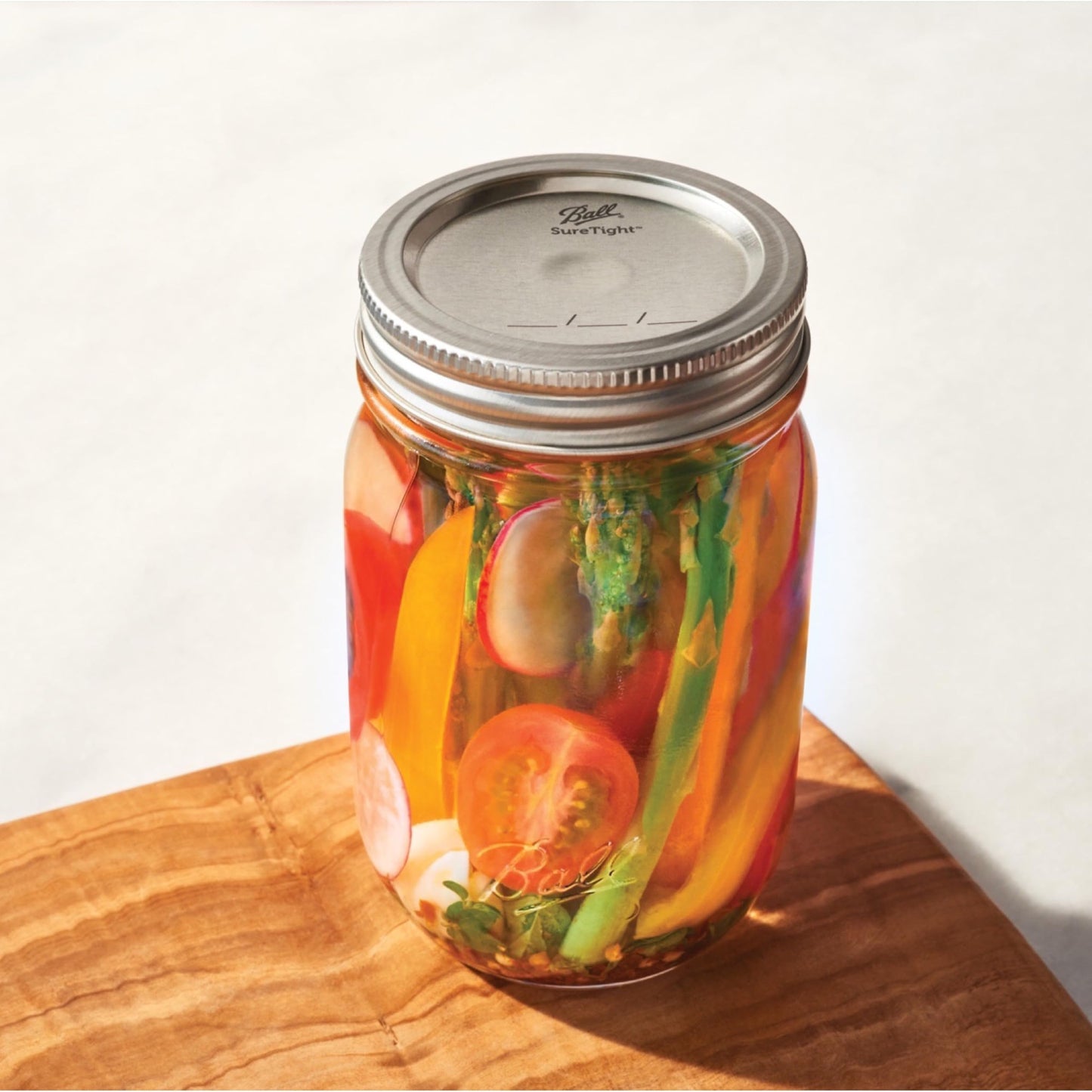 Ball Regular Mouth Lids for Glass Mason Jars, Used for Canning, Pickling, Juice, Jam, Jelly 12-Count, Pack of 8 (96-Lids Total)