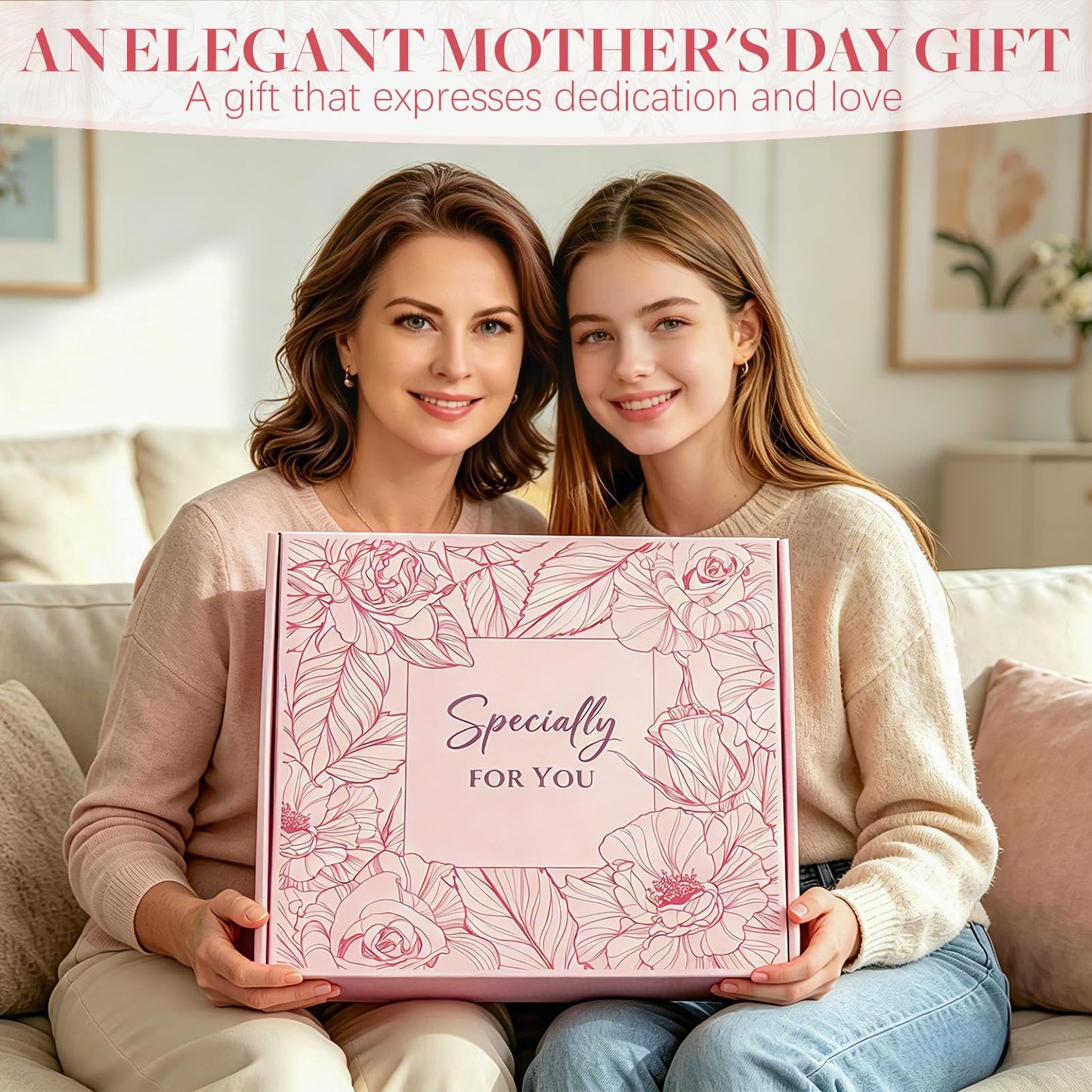 Gifts for Women, Birthday Gift for Women Self Care Get Well Gifts with Flannel Blanket, Rose Relaxing Spa Gift Valentines Mothers Day Gift for Her Mom Wife Girlfriend Sister Best Friend