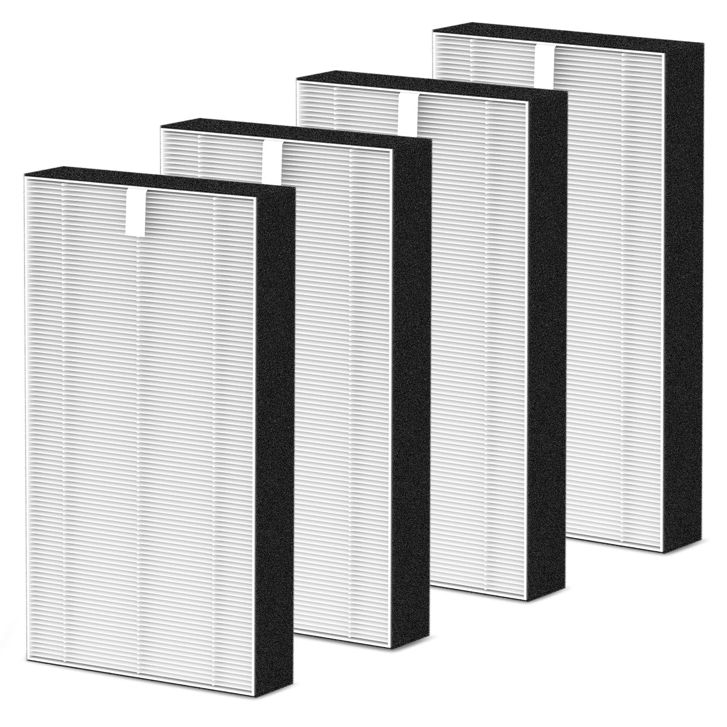 4 Pack F1 Air Filter Replacement Compatible with 3M Filtrete Air Puri-fier Models FAP-T02WA-G1 FAP-T02-F1 FAP-C01-F1 FAP-C01BA-G1 FAP-ST02W and FAP-ST02N, Ture HEPA F1 Filter for Air Puri-fier