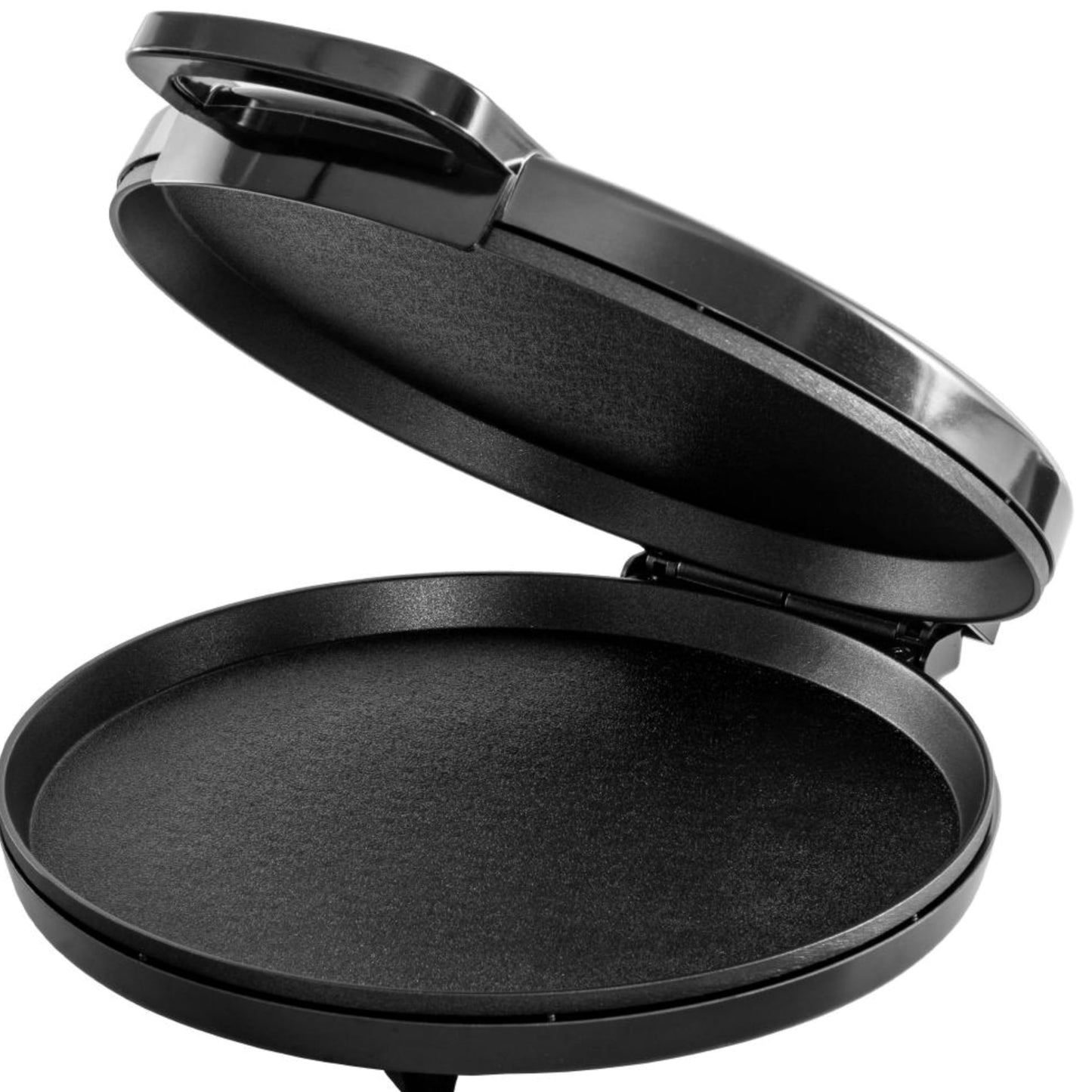 Courant Countertop Pizza Maker 12 inch Pizzas Machine, Newly improved Cool-touch Handle Non-Stick plates Pizza oven & Calzone Maker, Electric Oven for Home or School, 12” Indoor Grill/Griddle, Black