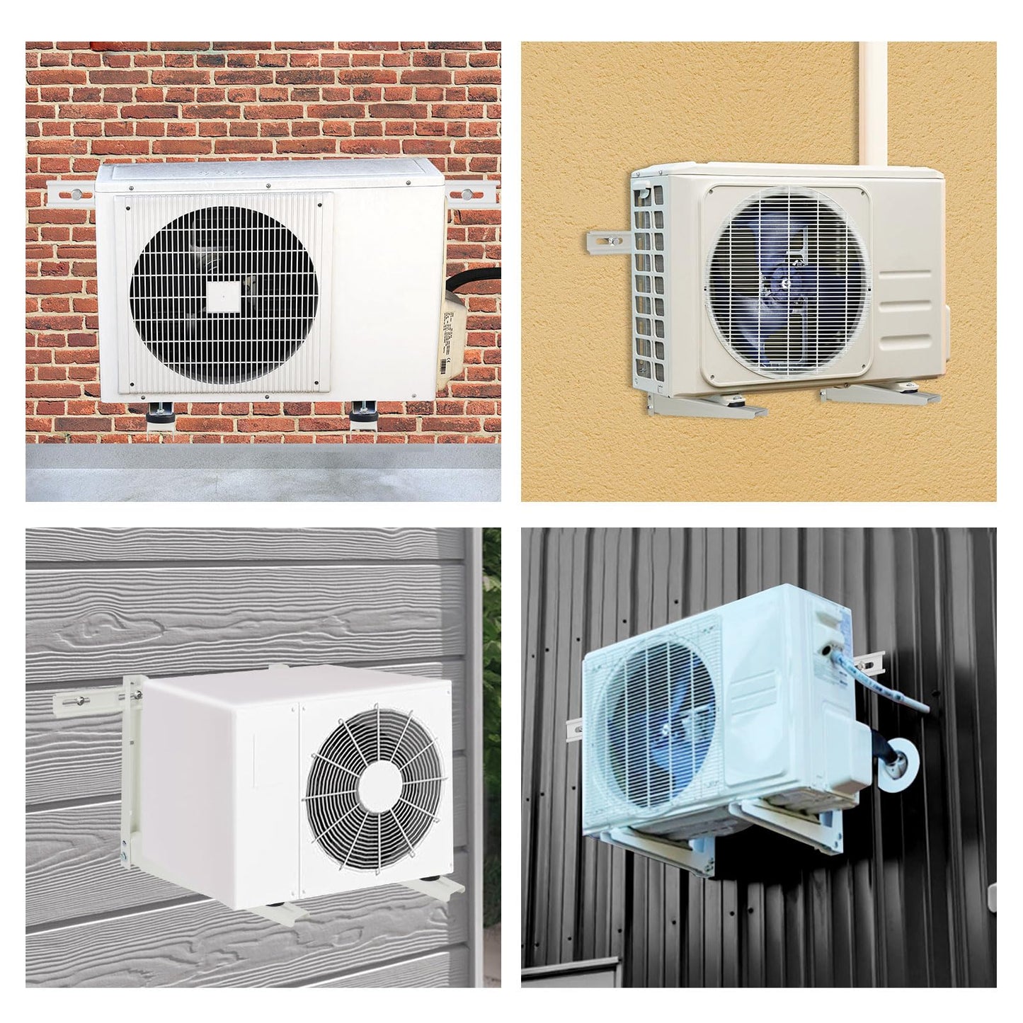Mini Split Wall Mount for 7000-18000 Btu Condensers - Universal Outdoor Mount for Mini Split Systems