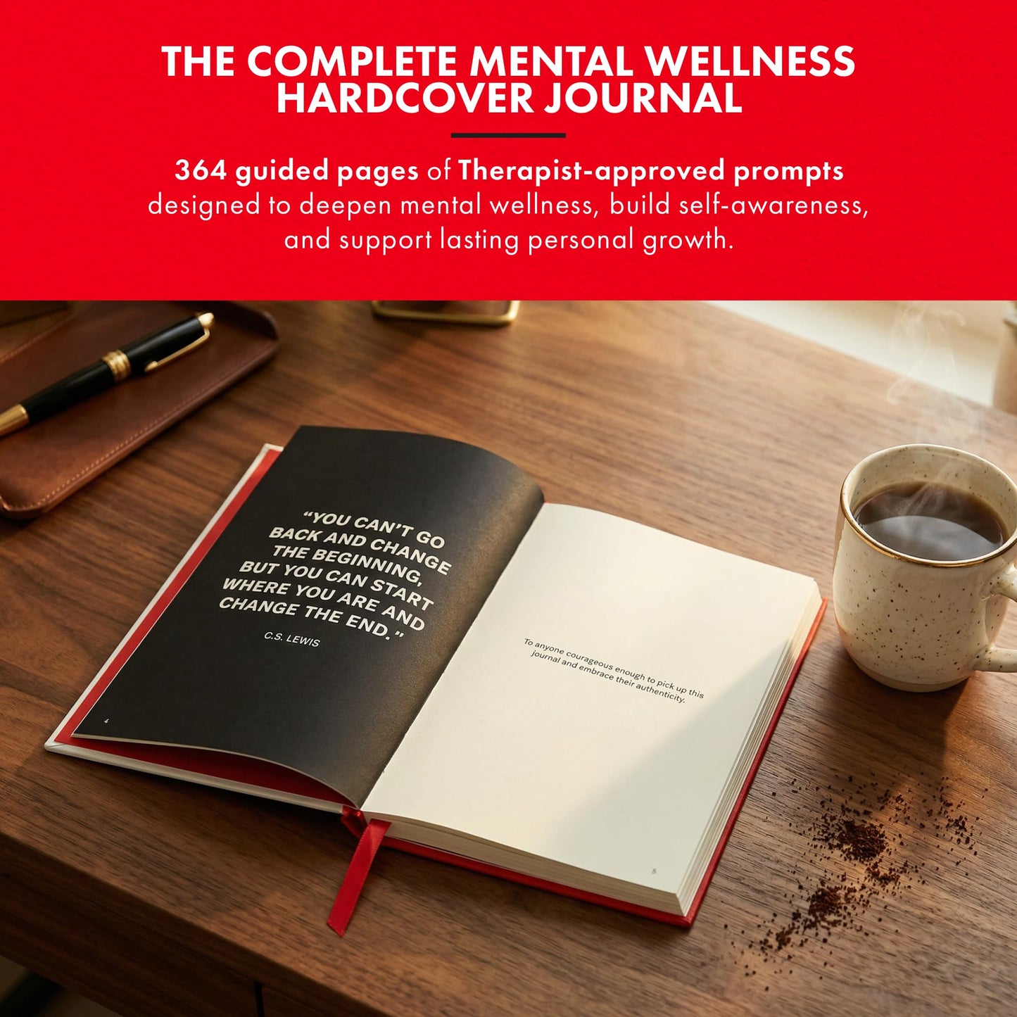 Let's Get Real Guided Journal with 240 Writing Prompts for Self Reflection, Personal Growth & Mindfulness, Undated Self Care Journal for Women & Men, Mental Health, Gratitude, Therapy & Wellness