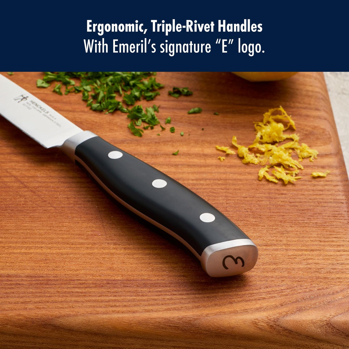 HENCKELS x EMERIL Lagasse The Nola Collection Razor-Sharp German 4-inch Paring Knife, Made in Company-Owned German Factory with Special Formula Steel perfected for almost 300 Years, Dishwasher Safe
