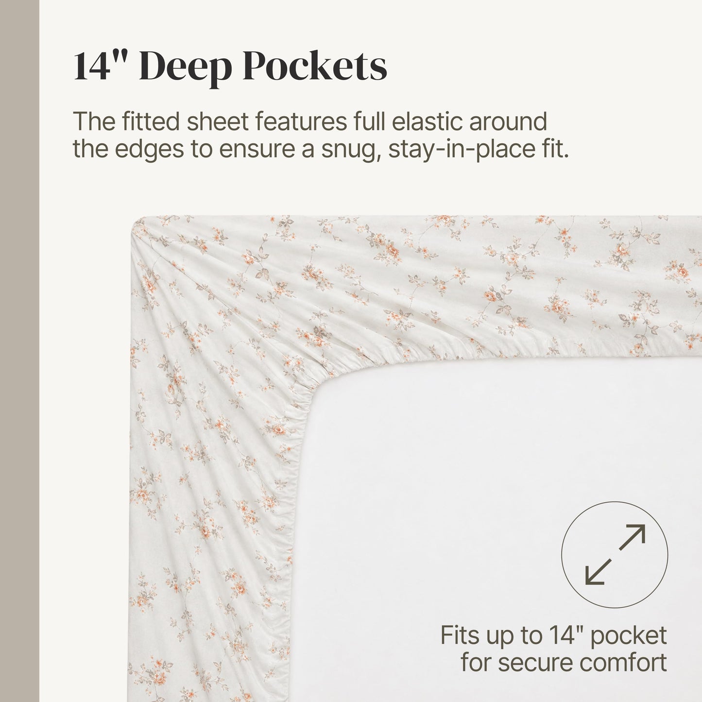 Modern Threads Silky Soft Microfiber and Wrinkle Free Sheets - Luxurious Microfiber Bed Sheets Includes Flat Sheet, Fitted Sheet with Deep Pockets, & Pillowcases Kashmir Rose Clay, Queen
