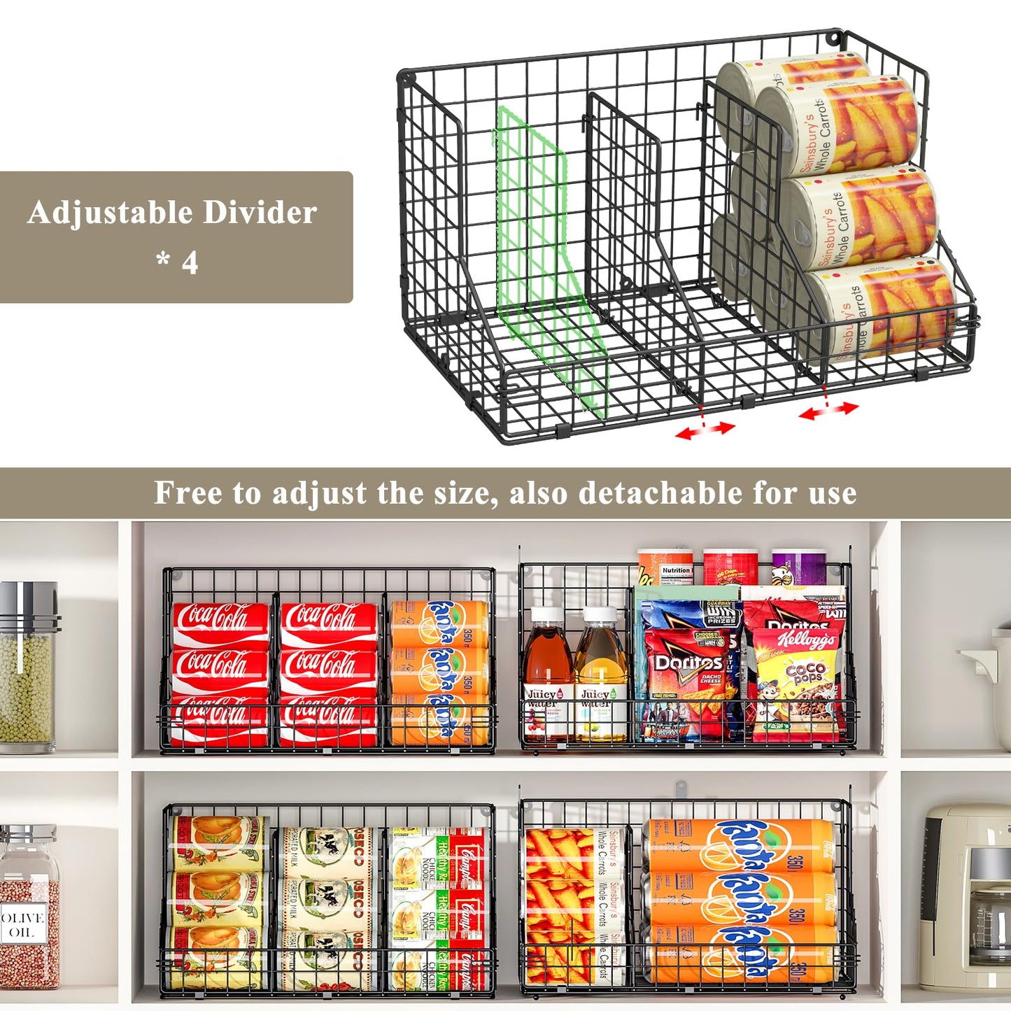 X-cosrack Egg Holder Countertop, 3 Tier Egg Rack with Labels Dividers to Separate Eggs, Stackable Wire Baskets for Fresh Egg, XXL Egg Dispenser for Countertop/Wall-Mounted (Patent Pending)