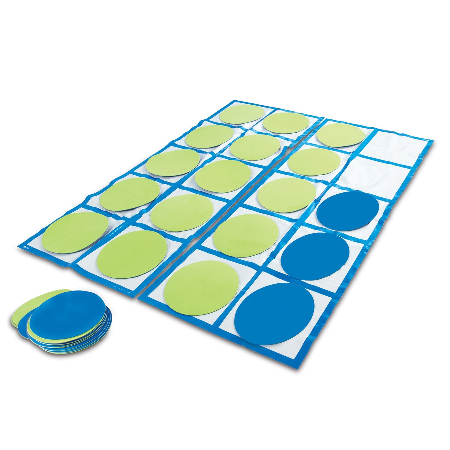 Learning Resources - Ten Frame Floor Mat Activity Set Teacher Classroom Supplies Gross Motor for Preschool Kindergarten Special Education Essentials Math Manipulatives Place Value Number Games