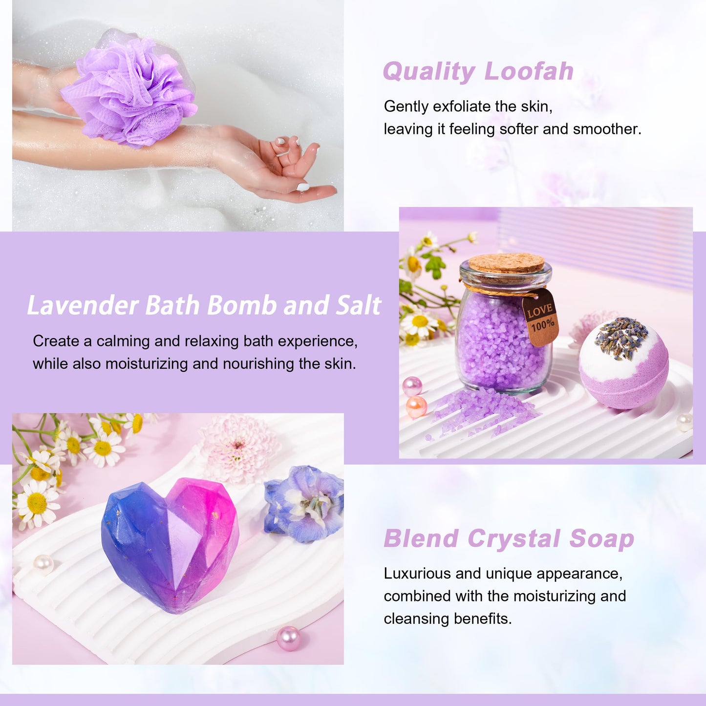 LUCOTIYA Gifts for Women, Mothers Day Gift Basket for Woman Birthday Wine Tumbler Self Care Package for Mom, Bestie, Her, Sister, Wife, Auntie Thank You Gift for Women Teacher Appreciation