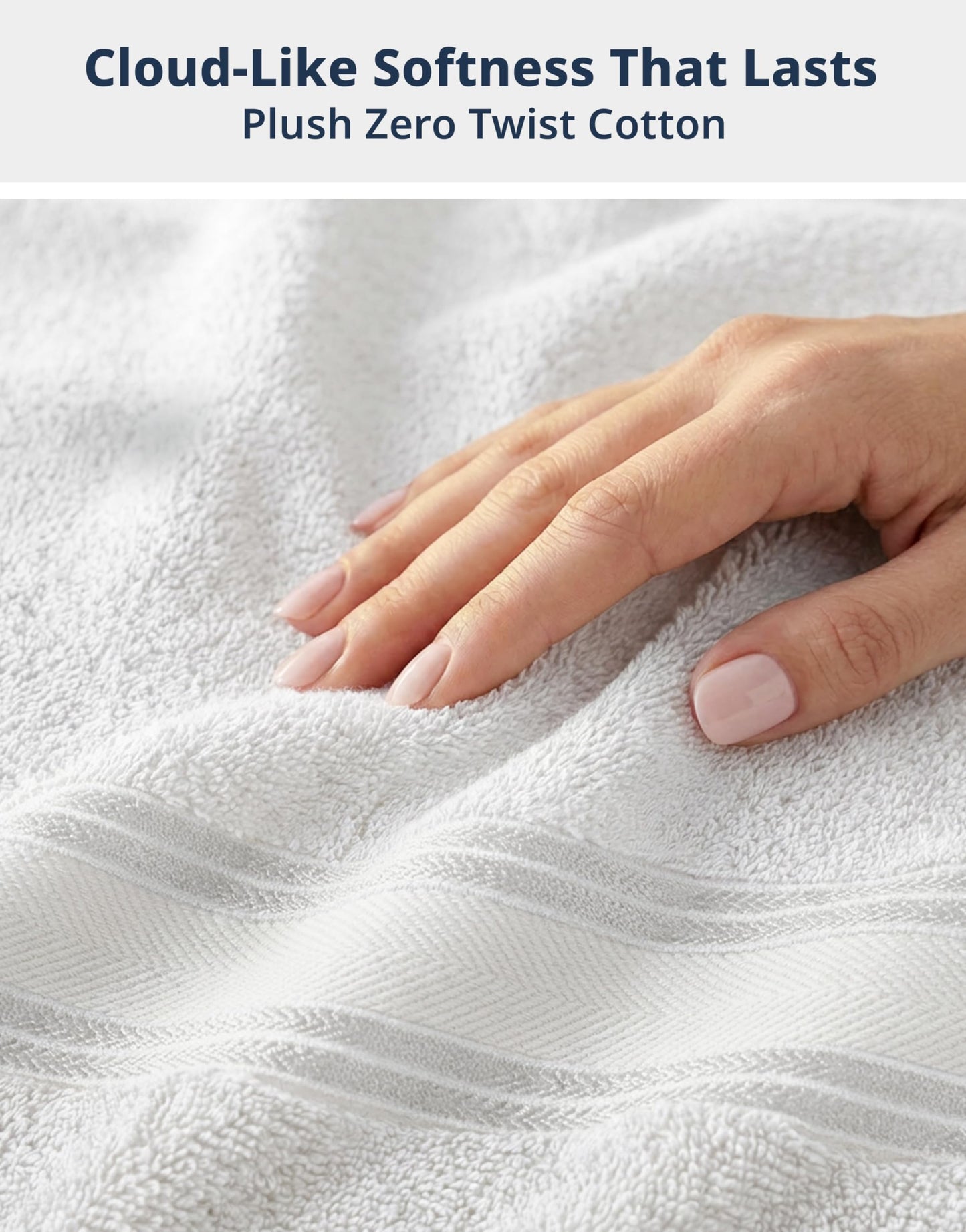 LANE LINEN 100% Mercerized Cotton Bath Towels Set of 12 – Zero Twist, 4 Bath, 4 Hand Towel & 4 Washcloths, Soft, Ideal for Spa Hotel & Home, Durable After Multiple Washes – White Towels