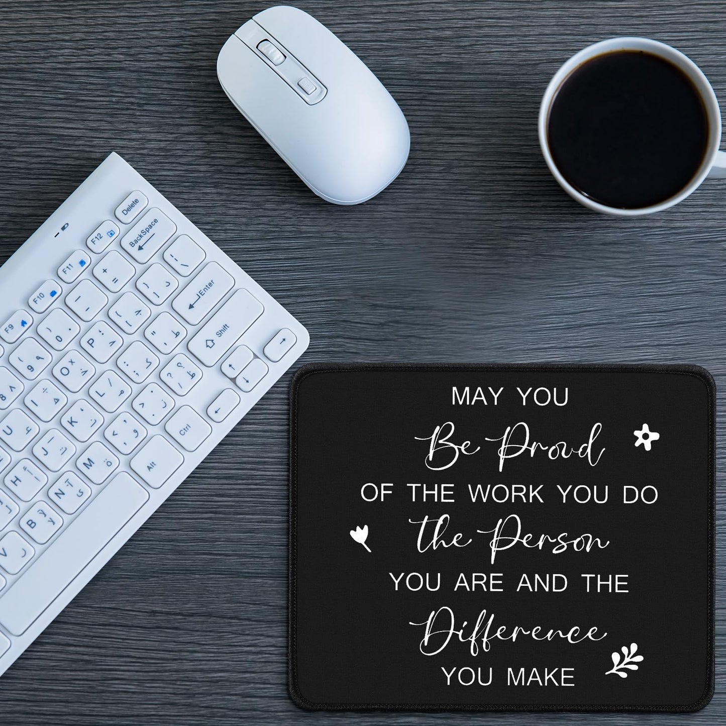 Seajan 25 Pcs Employee Appreciation Gift Bulk Inspirational Mouse Pad with Non Slip Rubber Base Gifts for Graduation Teacher Students Father Day, 8.27 x 10.24'' (Be Proud)