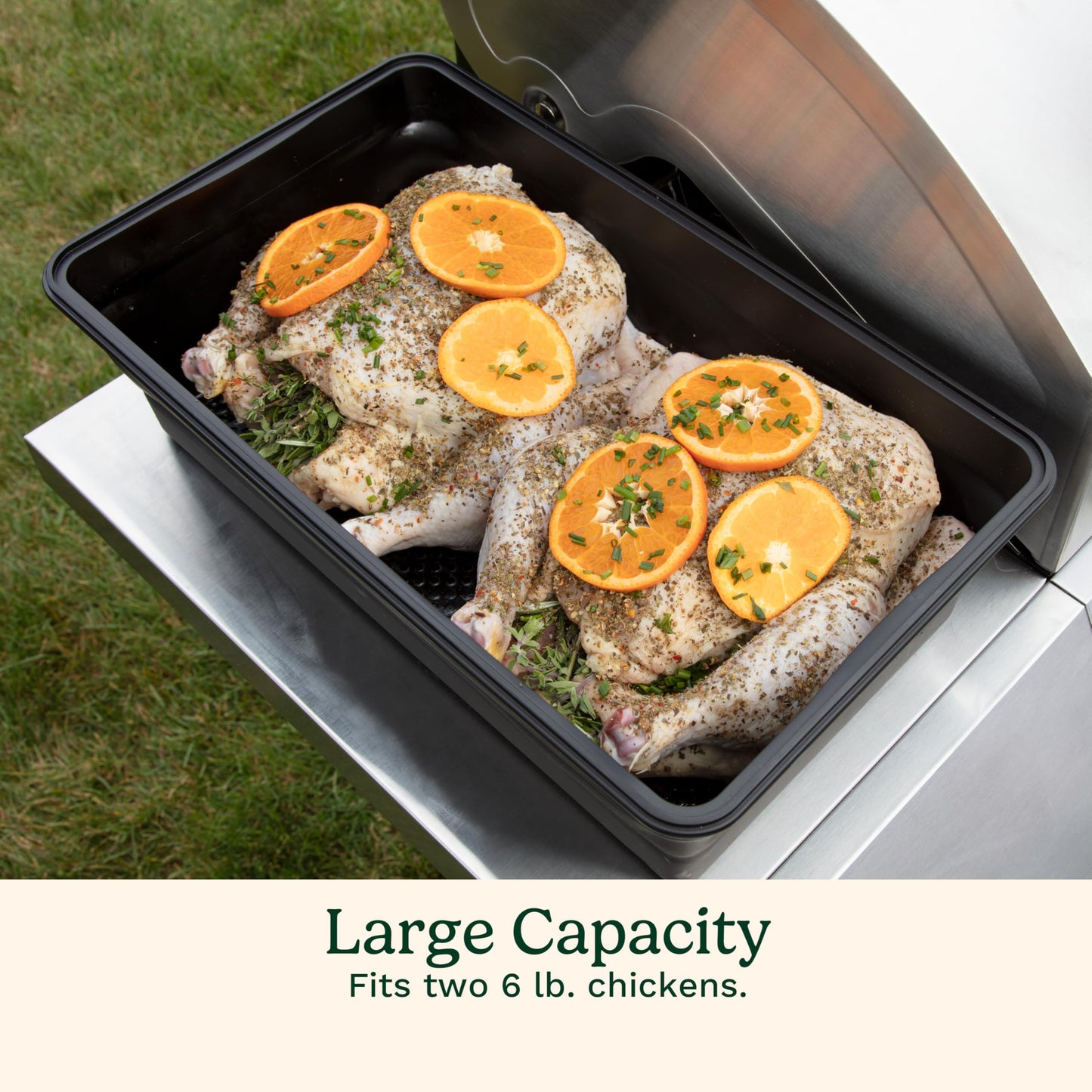 Cuisinart XL Collapsible Marinating Container, Large Capacity Grill Accessories Perfect for BBQs and Tailgates, Marinade and Brining Prep, Collapsible Silicone for Easy Storage