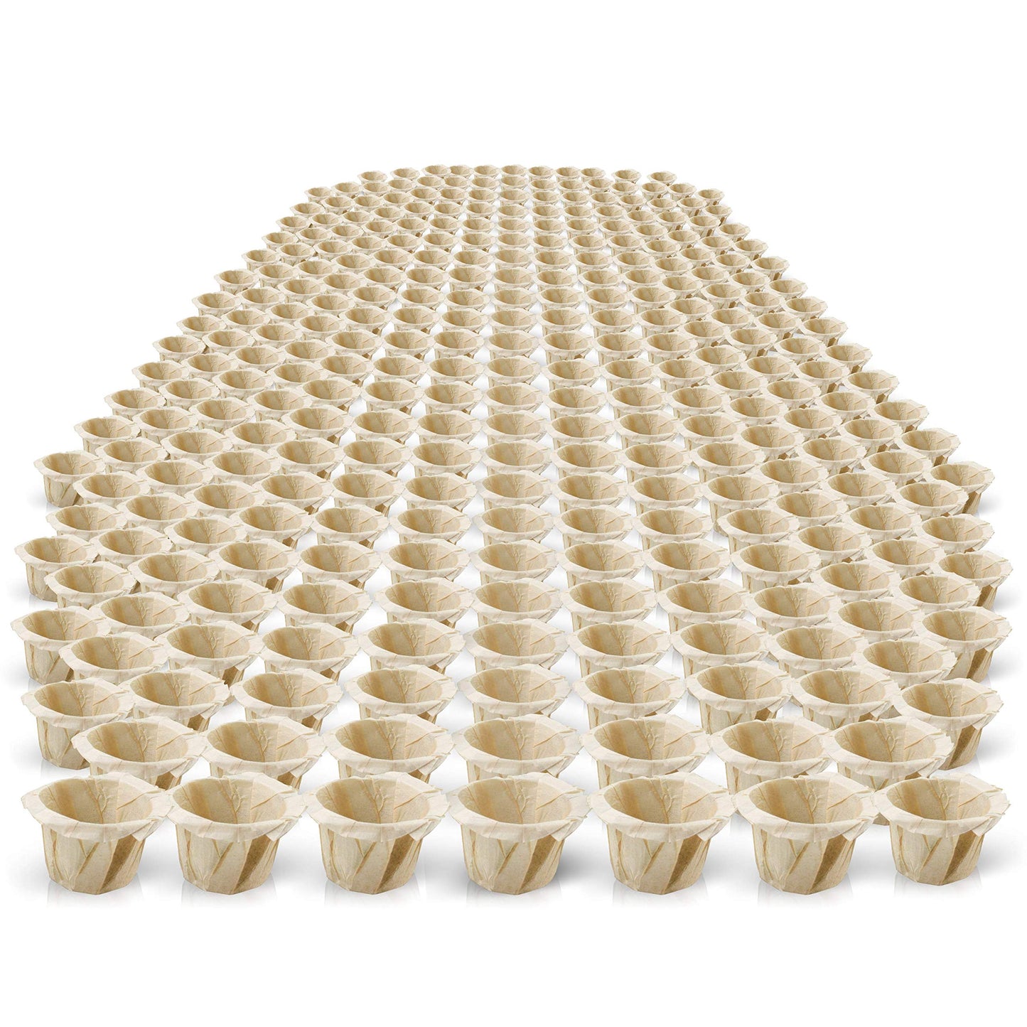 canFly 1000 Unbleached Disposable K-CUP Paper filters for Keurig single cup coffer filters compatible with Ekobrew, EZ-Cup and other Reusable K-CUP Filters (1000)