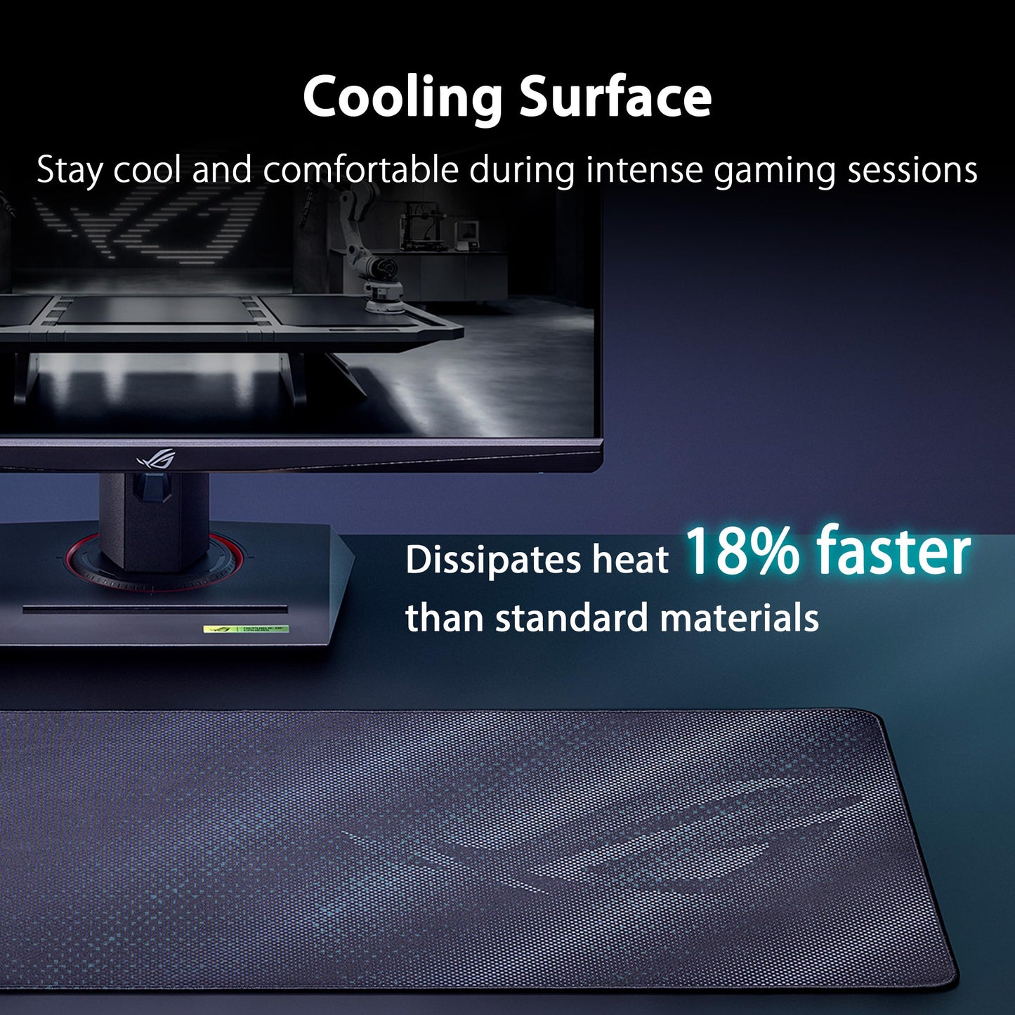ASUS ROG Sheath II XXL Gaming Mouse Pad – 35.4” x 15.7”, Advanced Cooling Fabric, 1.5X Smoother Textile-Weave Surface, Flat-Stitched Durable Edges, Non-Slip Base - Black