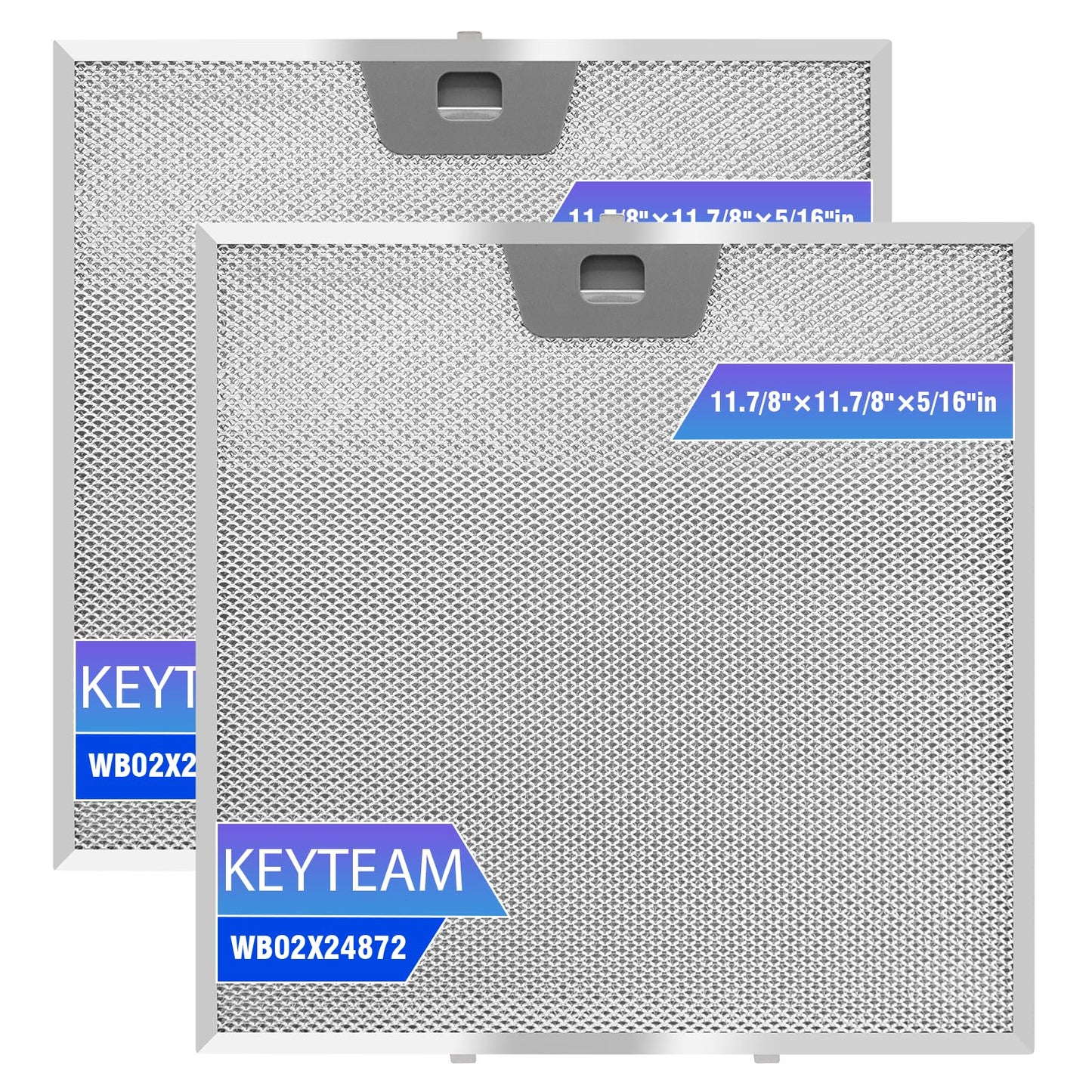 2 Pack-WB02X24872 Range Hood Grease Filter 11-7/8''x11-7/8'',Compatible with GE JVW5301EJ1ES JVW5301SJ1SS JVW5301BJ1TS JVW5301FJ1DS JVW5301EJ2ES