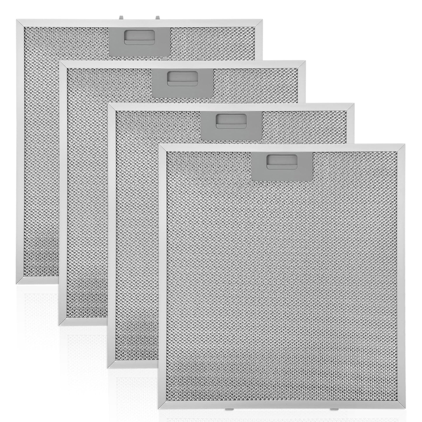 WA0575 Range Hood Filter 14-3/8" x 13-1/2" Compatible with Vissani 30-inch Pyramid or Wall Mount Range Hood, 5-Layer Aluminum Mesh Vent Filter (4 Pack)