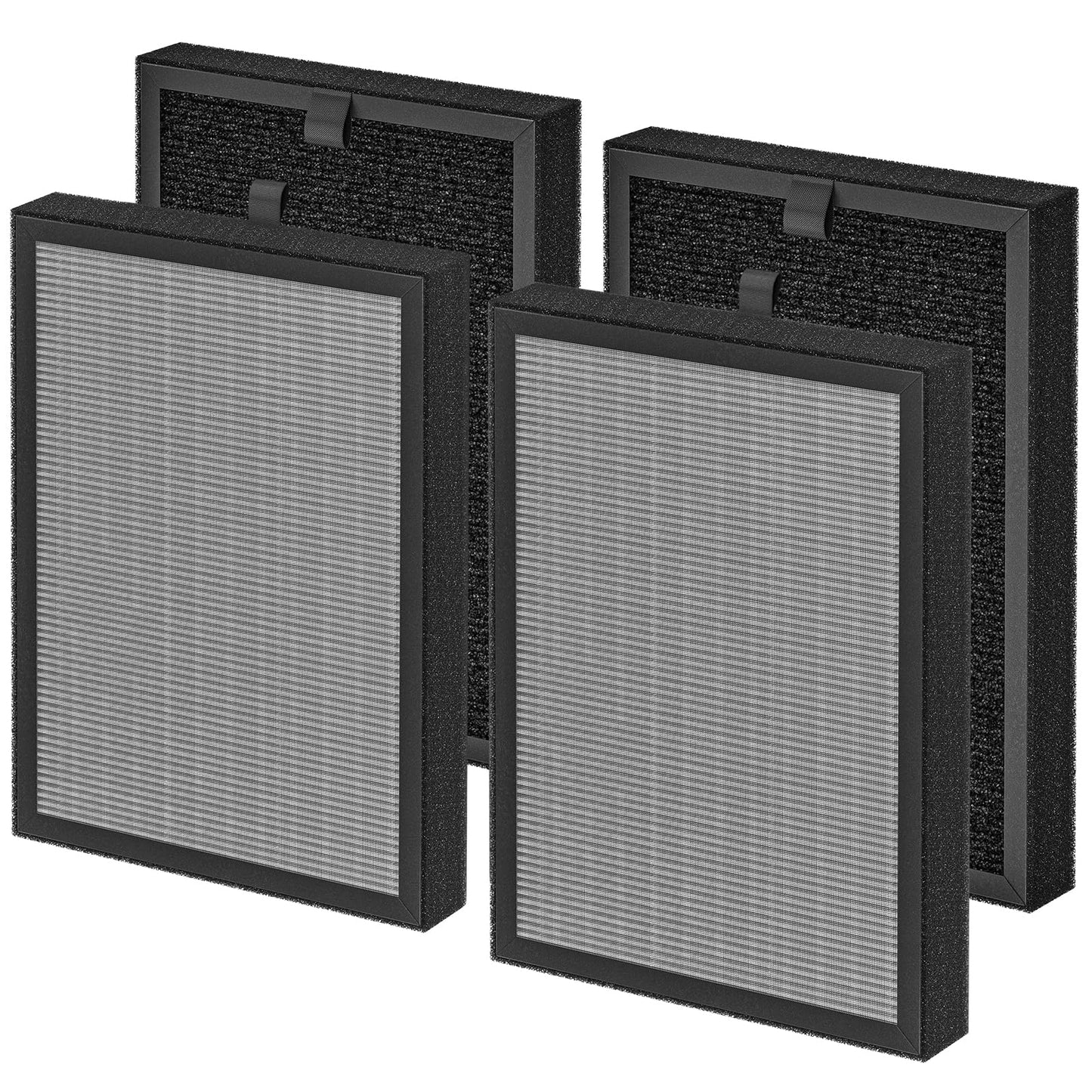 KF250 Replacement Filter, Compatible with Kenmore 1200e Series Air Purifier PM2010, for Rooms up to 1,500 Sq. Ft. 3-in-1 HEPA Filter, 4-Pack