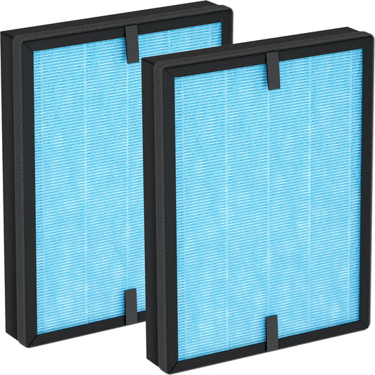 2 Pack AP1002 H13 True HEPA Replacement Filter AP1002-RF, Compatible with AIRTOK AP1002 Air Purifier