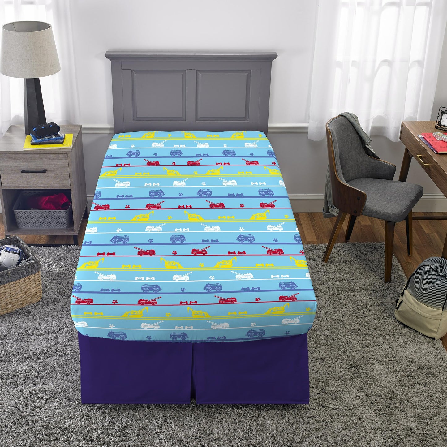 Franco Kids Bedding Super Soft Microfiber Sheet Set, Twin, Paw Patrol, (Officially Licensed Product) By Franco