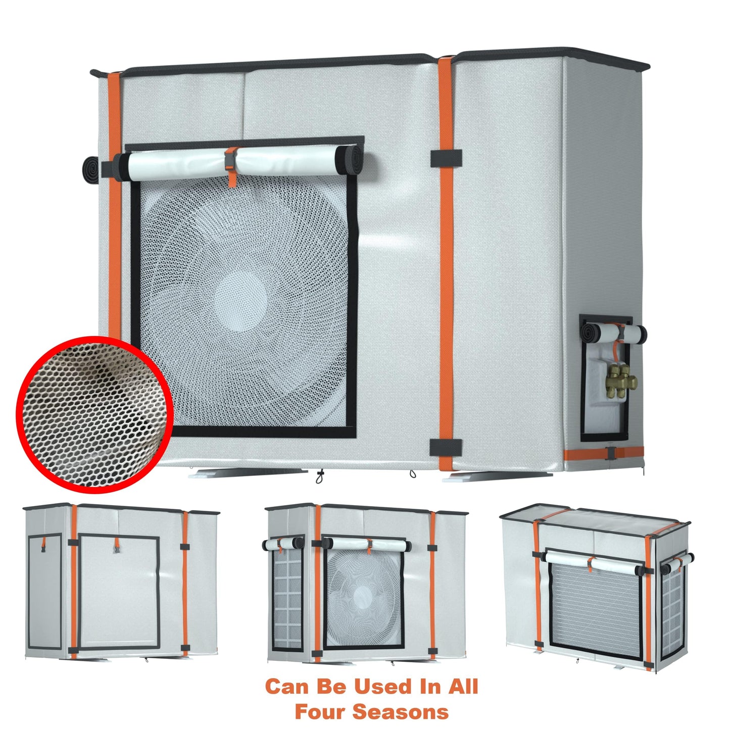 Mini Split Cover for Air Conditioner Outside Unit, 29.1"L x11.8"W x 21.7"H Outdoor Air Conditioner Cover Can beUsed in Air Conditioner Operation, AC Protector for 9000-12000 BTU