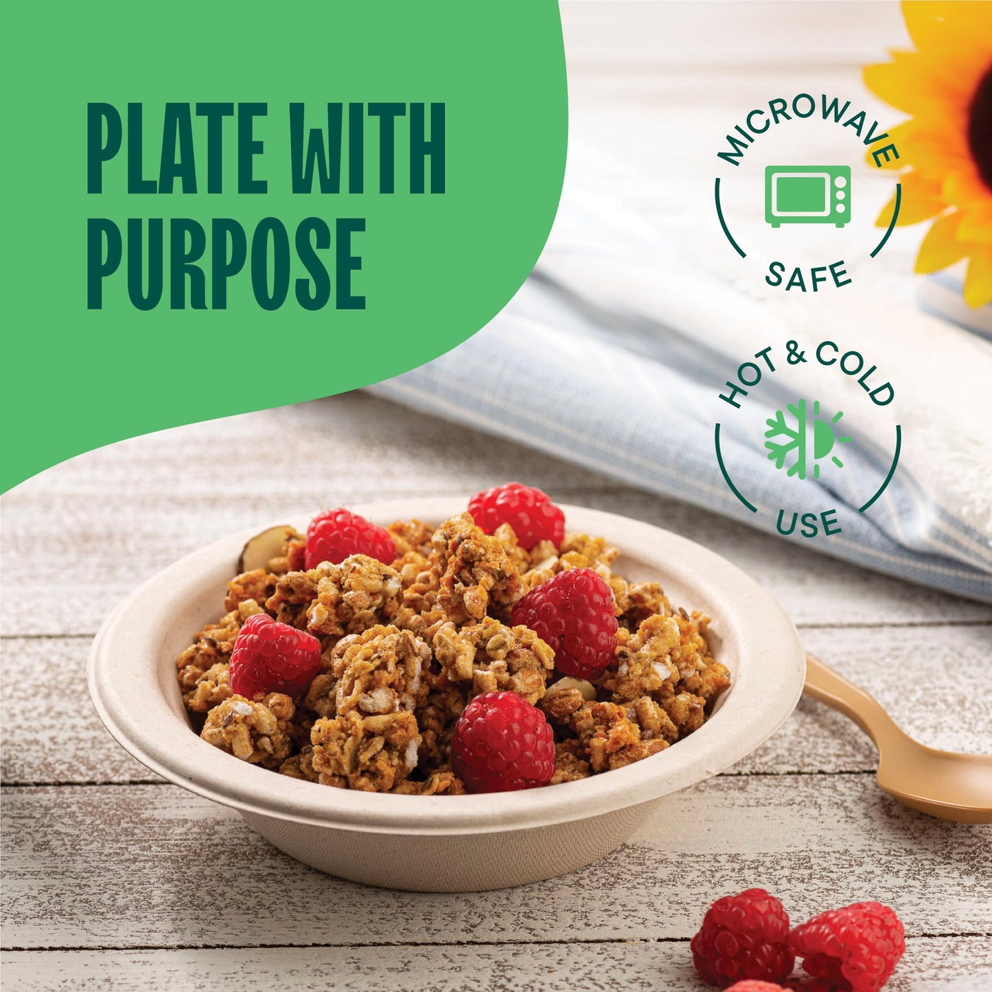 Paper Bowls, 100% Compostable Disposable Soup Bowl [125-Pack] - PFAS-Free - BPI Certified - [16 oz] Heavy Duty, Eco-Friendly, Biodegradable Bagasse Hot Food Plates and Bowls - Natural Brown