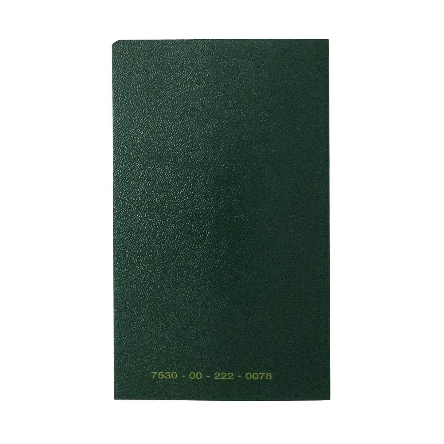Tacticai 12-Pack Green Military Memorandum Book, 3.25” x 5.5” - 144 Pages, for Note and Memo Keeping, Side Bound, Pocket-Sized Paper Pad, NSN 7530-00-222-0078