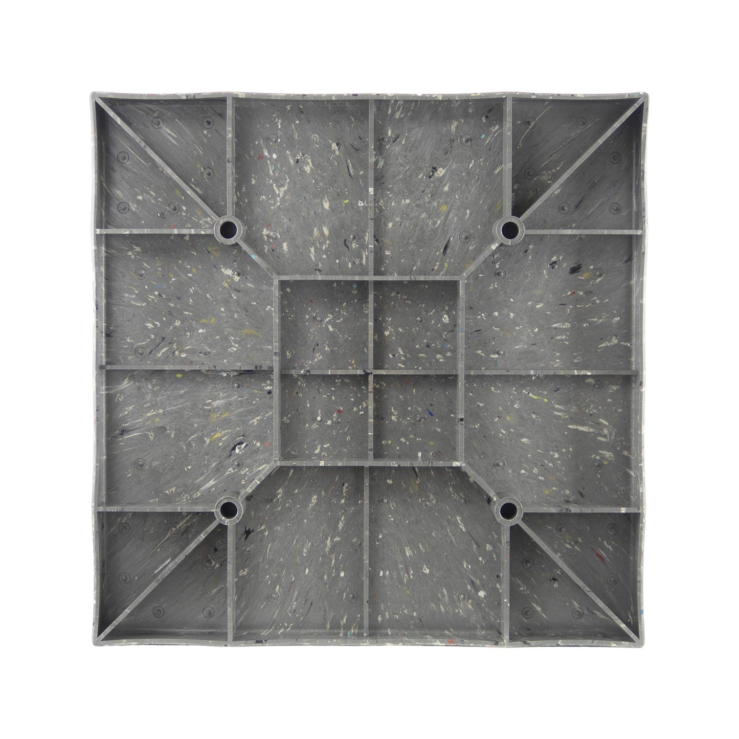 AC Condensing Unit Support Pad 24x24x2 - Air Conditioners Pad - Equipment Support Platform for HVAC Units, Generators, AC Condensers, Beehives & More - 100% Recycled Plastic