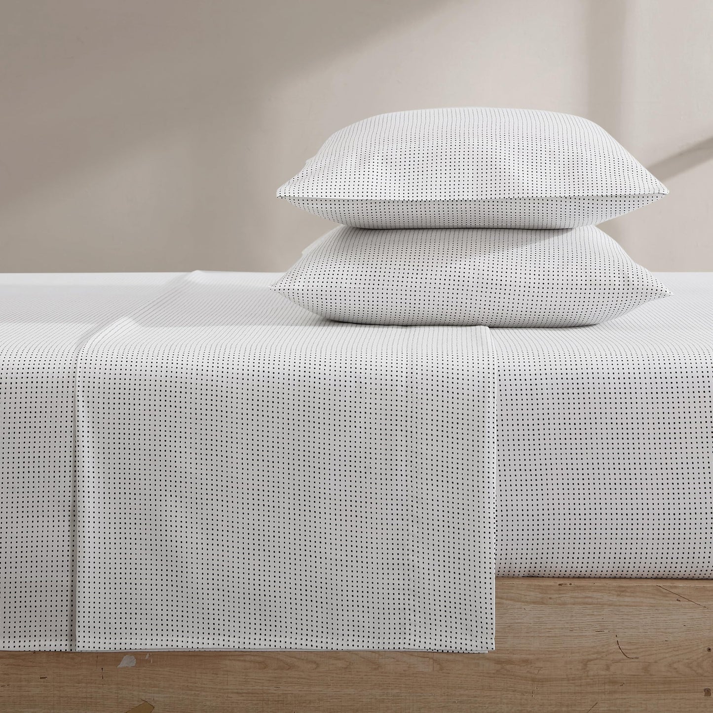 Marimekko - Queen Sheets, Organic Cotton Bedding Set, Luxuriously Soft & Smooth Home Decor, GOTS Certified (Muru Navy, Queen)