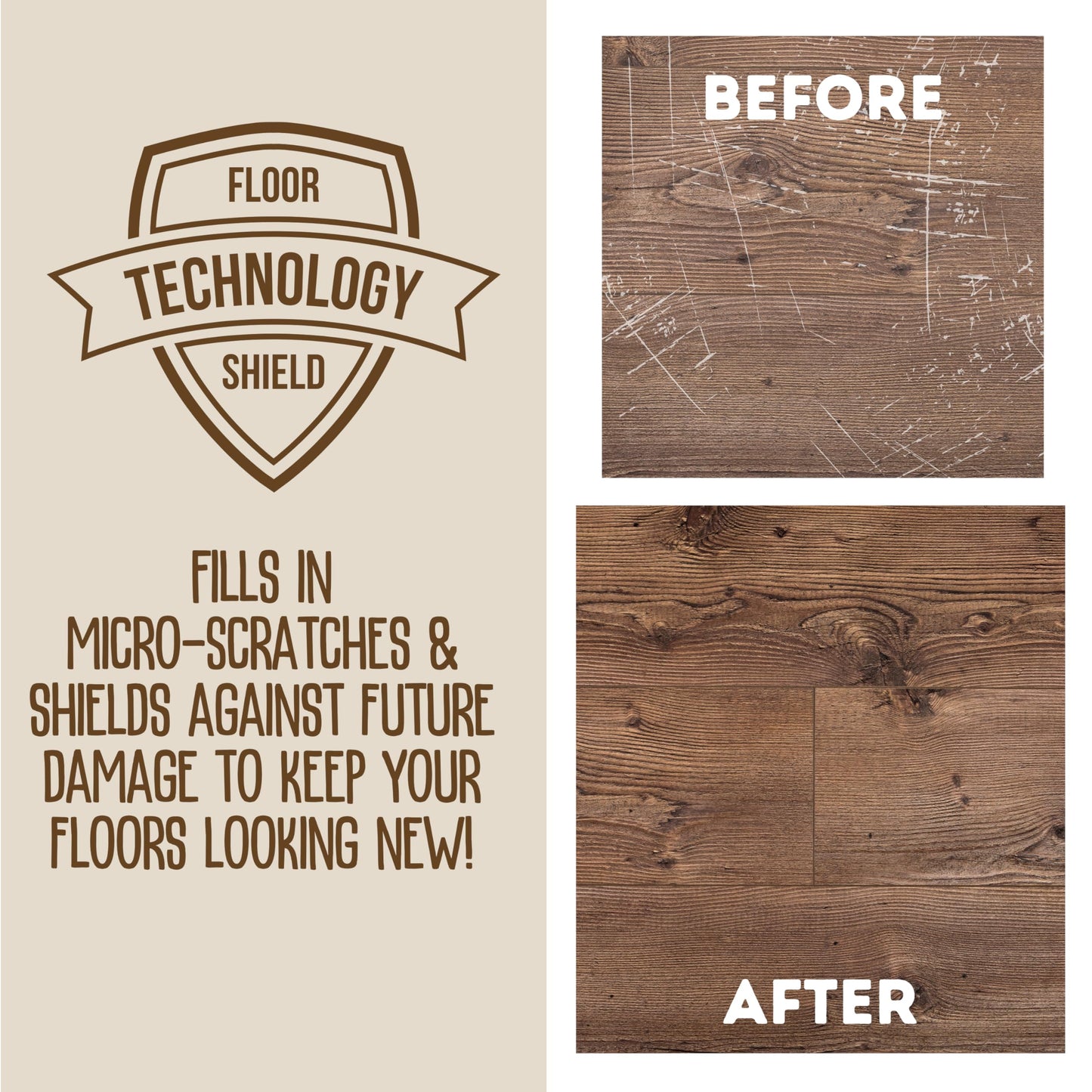 Quick Shine Multi Surface Floor Clean + Polish Mop Kit w/ 3 Reusable Pads & 1-16 oz. Floor Finish | Use Wet + Dry | Hardwood, Luxury Vinyl Plank, Laminate | Safer Choice pH Neutral Formula