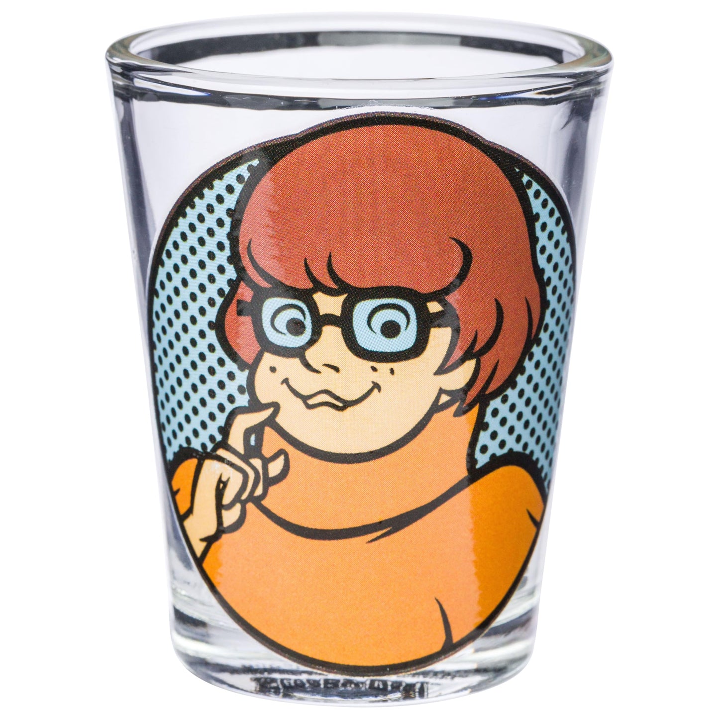 Silver Buffalo Scooby-Doo 6 Piece Mini Glass Set Featuring Scooby-Doo, Shaggy, Velma, Daphne, Fred, and the Mystery Machine, 1.5 Ounces