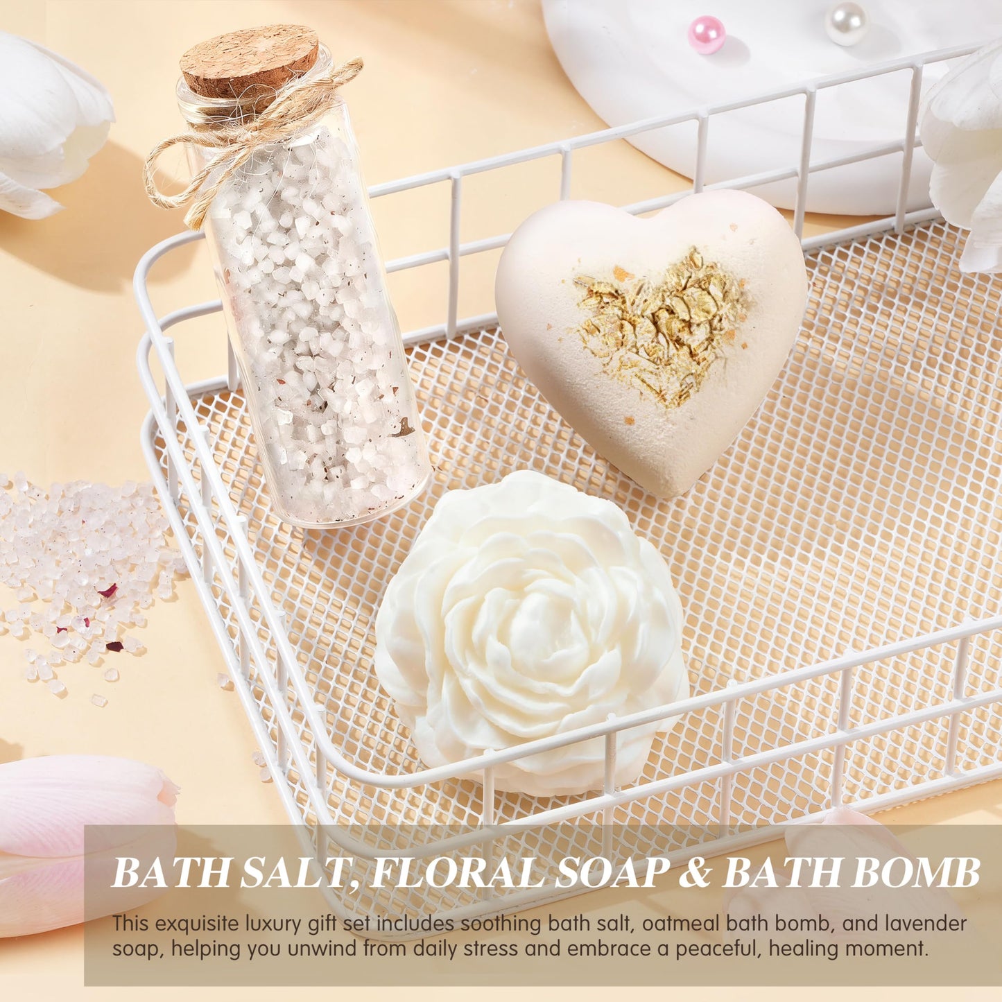 Mothers Day Birthday Gifts for Women, Self Care Gifts Get Well Soon Gift Baskets for Women, Spa Care Package After Surgery Inspirational Thinking of You Sympathy Gifts for Mom Her Wife Sister Friend