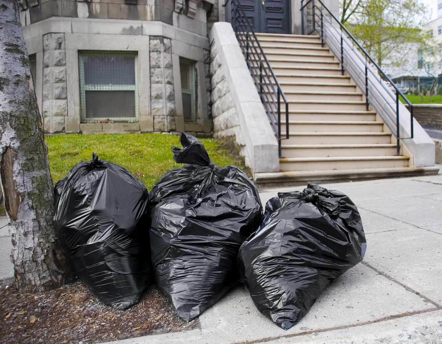 Tasker 55-60 Gallon Trash Bags Heavy Duty | Mega ValuePack 150 Bags | Large Black Garbage Bags | for Office, Commercial, Outdoor, Lawn, and Leaf