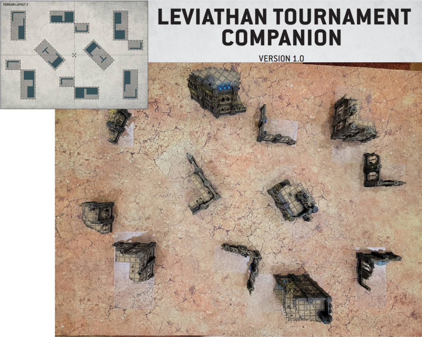 10th Edition 40k Tournament Terrain Set, 3dPrinted Wargame Terrain 28mm Scale Buildings in Ruins, Imperialis Sci fi Gothic Wargaming Scenery