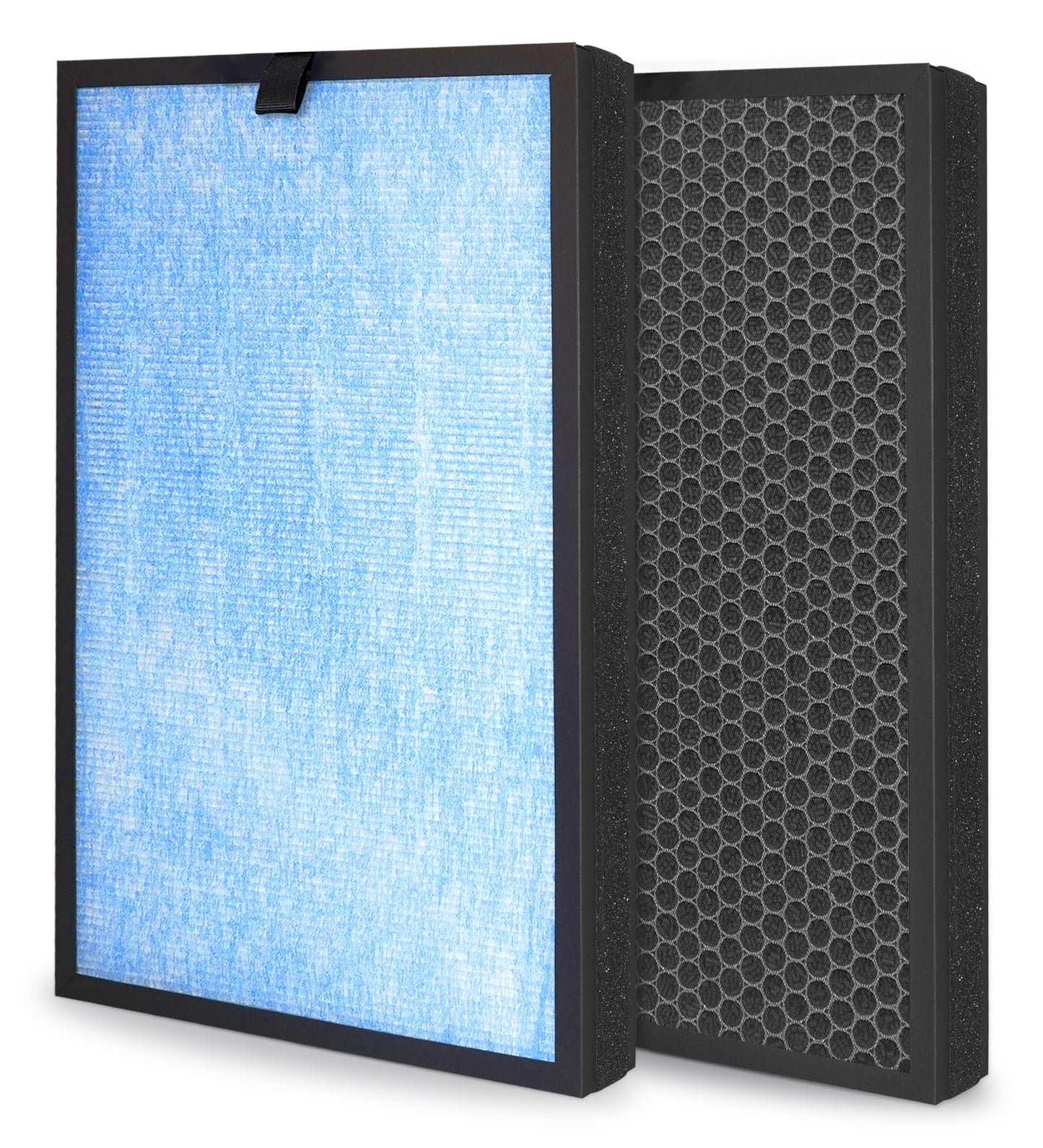 Popurure HP8 Replacement Filter Compatible with SimPure HP8 Air Purifier, Part # SP-HP8-RF, H13 HEPA Filter and Activated Carbon Filters, 2-Pack